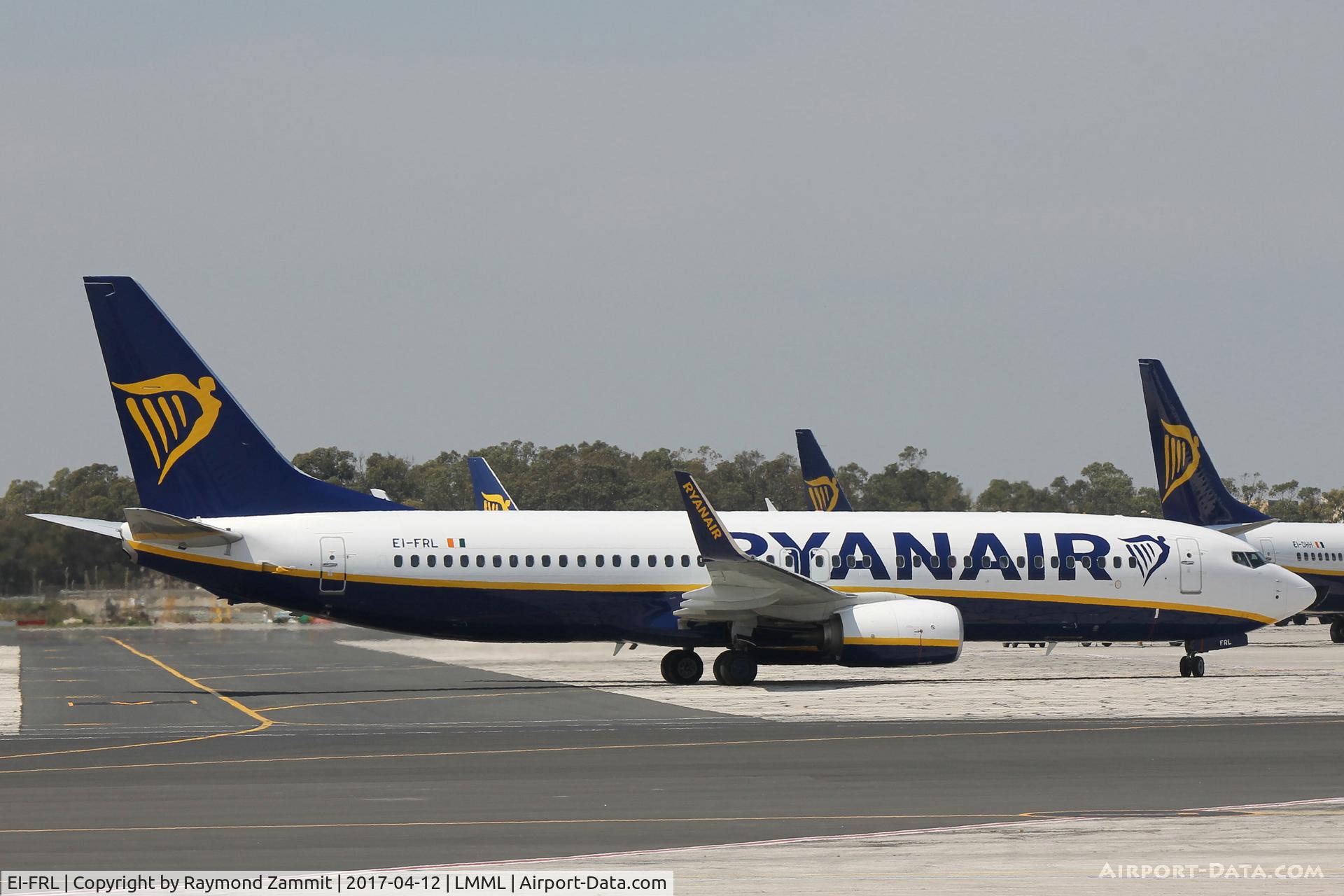 EI-FRL, 2016 Boeing 737-8AS C/N 44741, B737-800 EI-FRL Ryanair