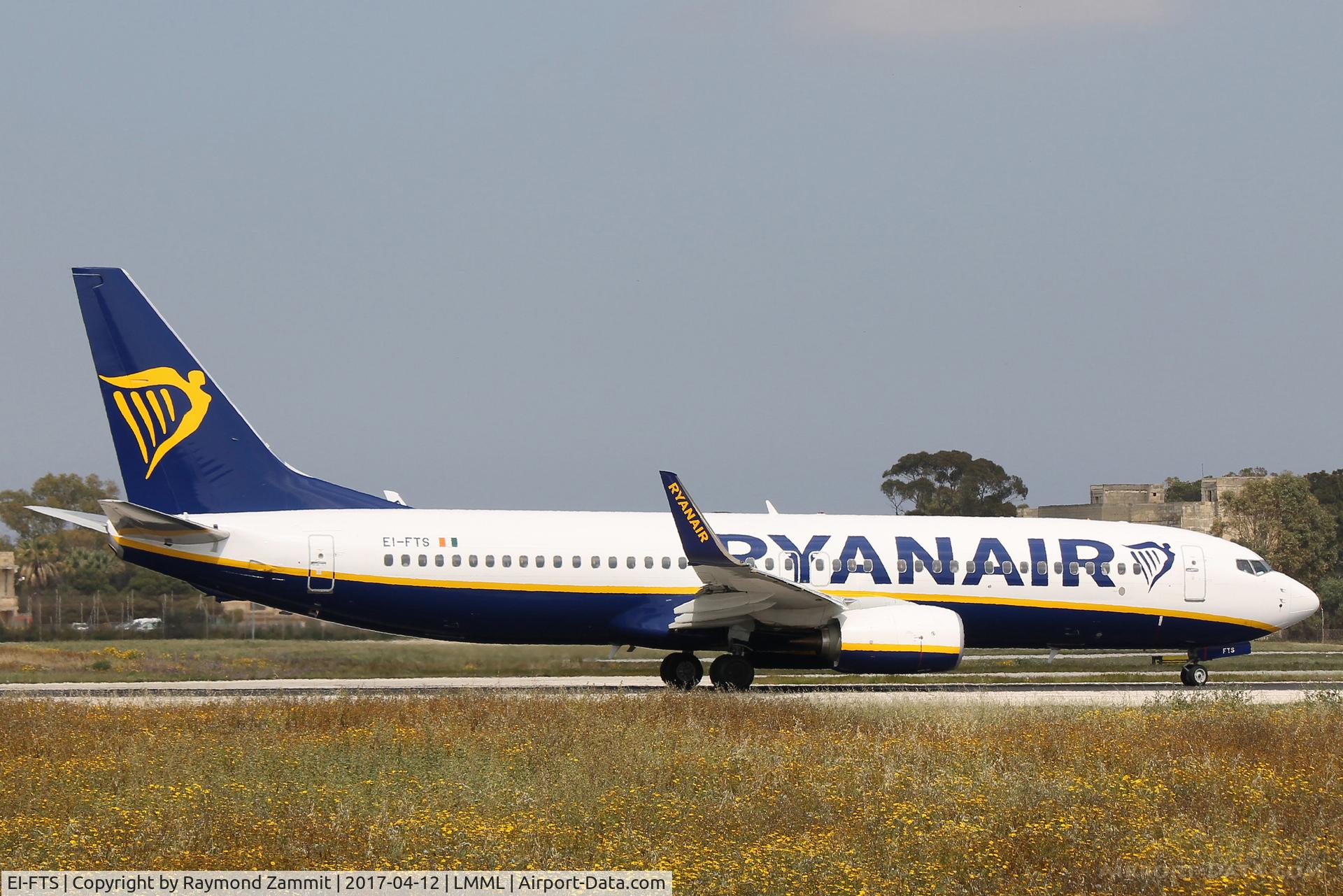 EI-FTS, 2017 Boeing 737-8AS C/N 44768, B737-800 EI-FTS Ryanair