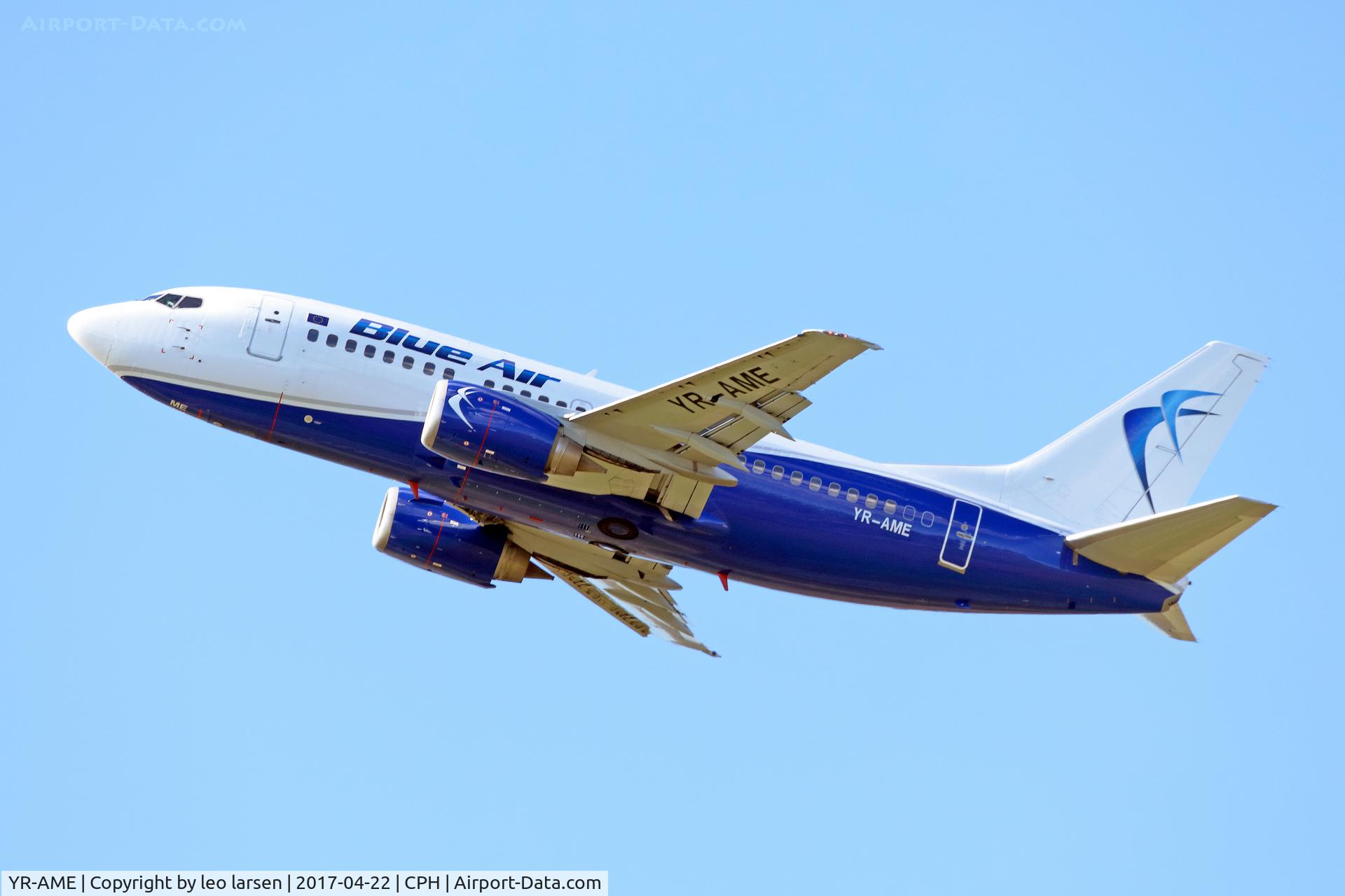 YR-AME, 1991 Boeing 737-530 C/N 24941, Copenhagen 22.4.2017