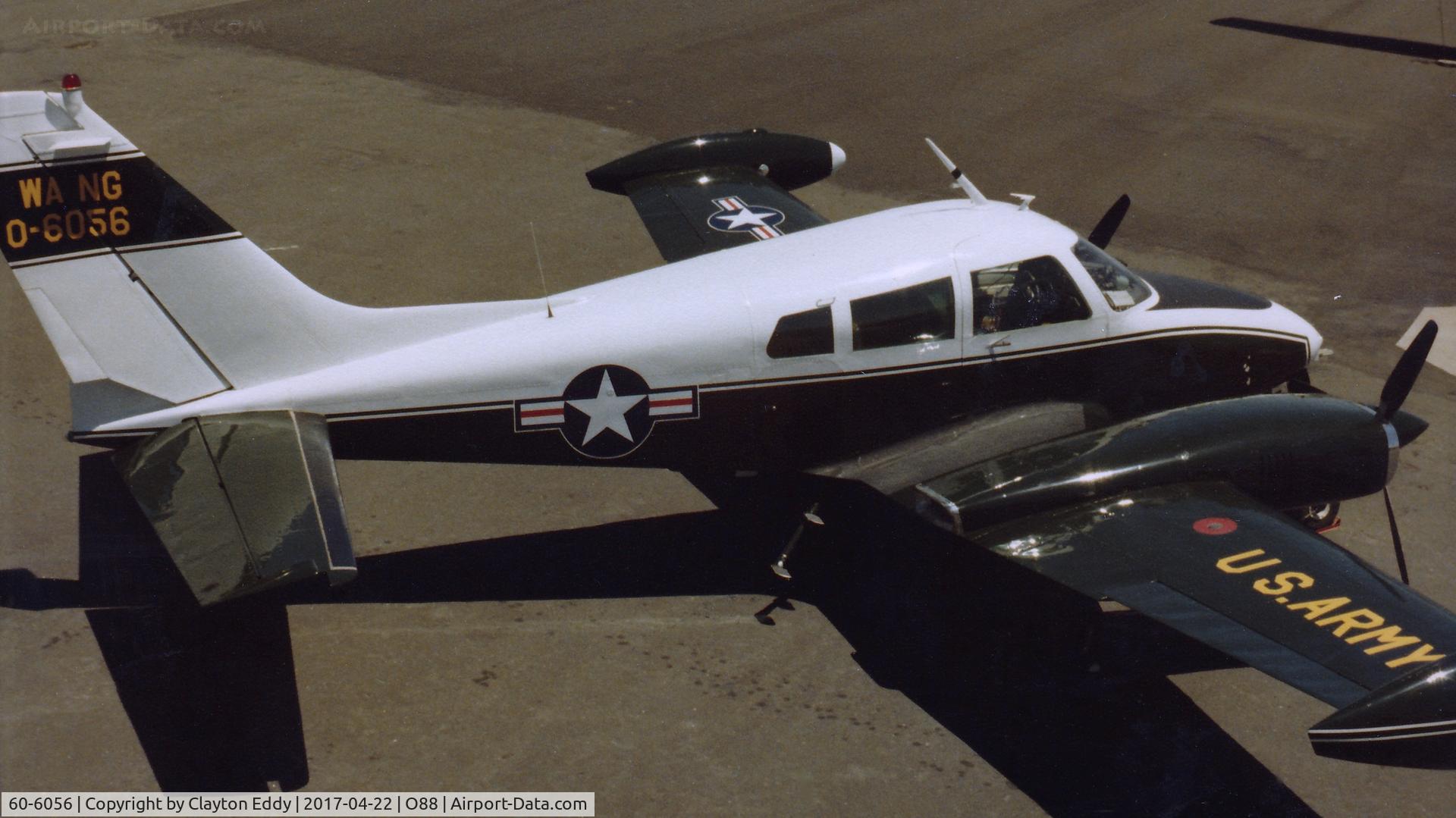 60-6056, 1960 Cessna U-3B (310M) C/N 310M-0011, Old Rio Visat Airport California. 1970's?