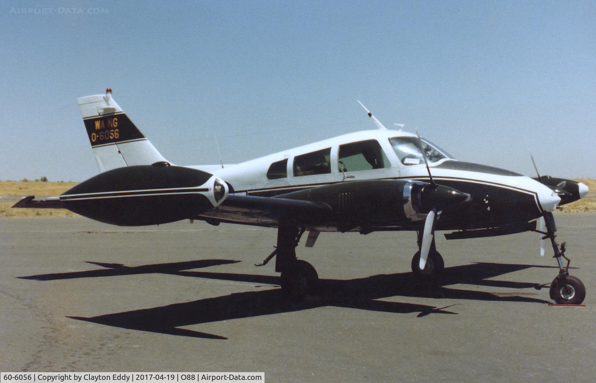 60-6056, 1960 Cessna U-3B (310M) C/N 310M-0011, Old Rio Vista Airport in California 1970's/1980's