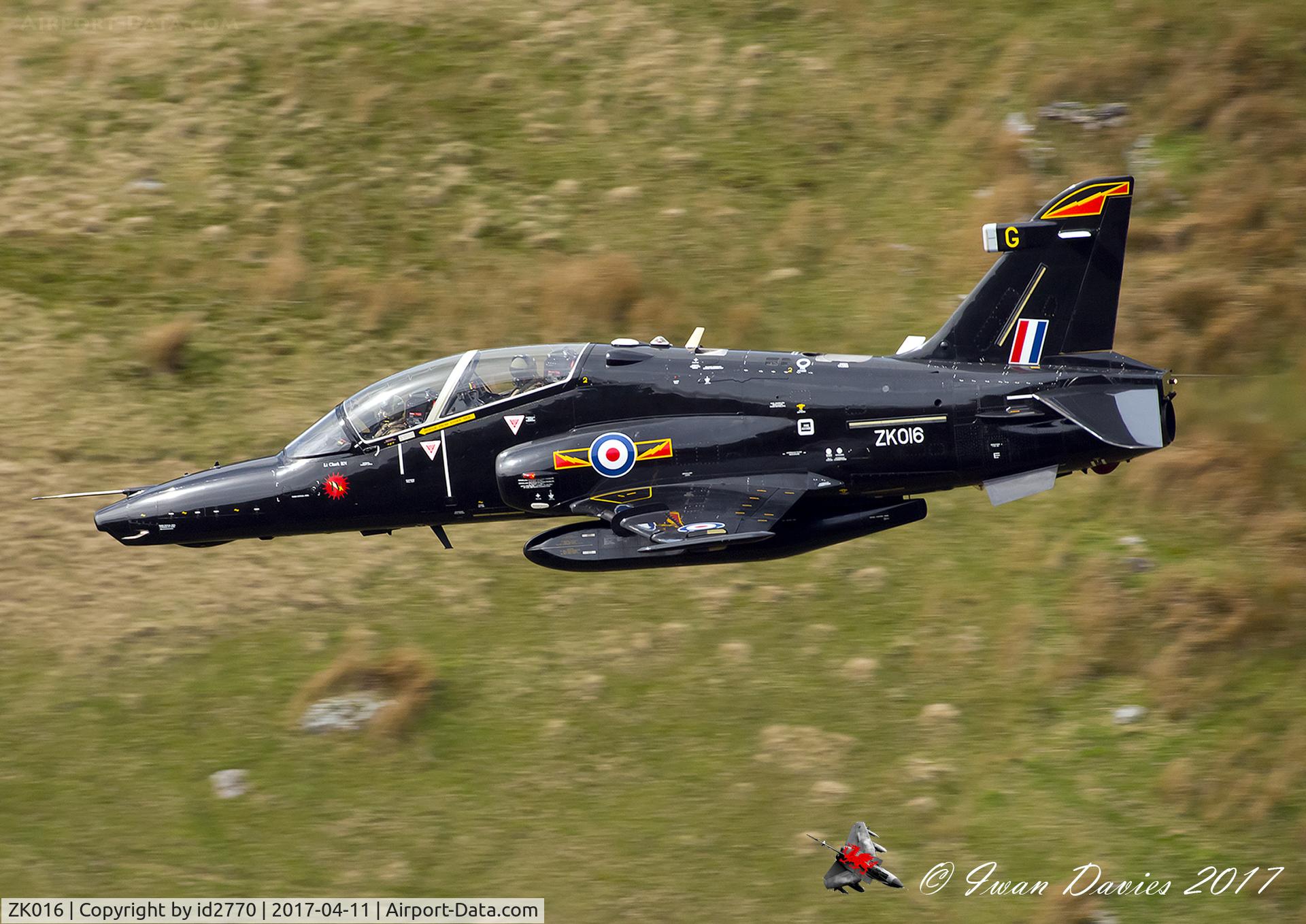 ZK016, 2008 British Aerospace Hawk T2 C/N RT007/1245, Taken in the Mach Loop