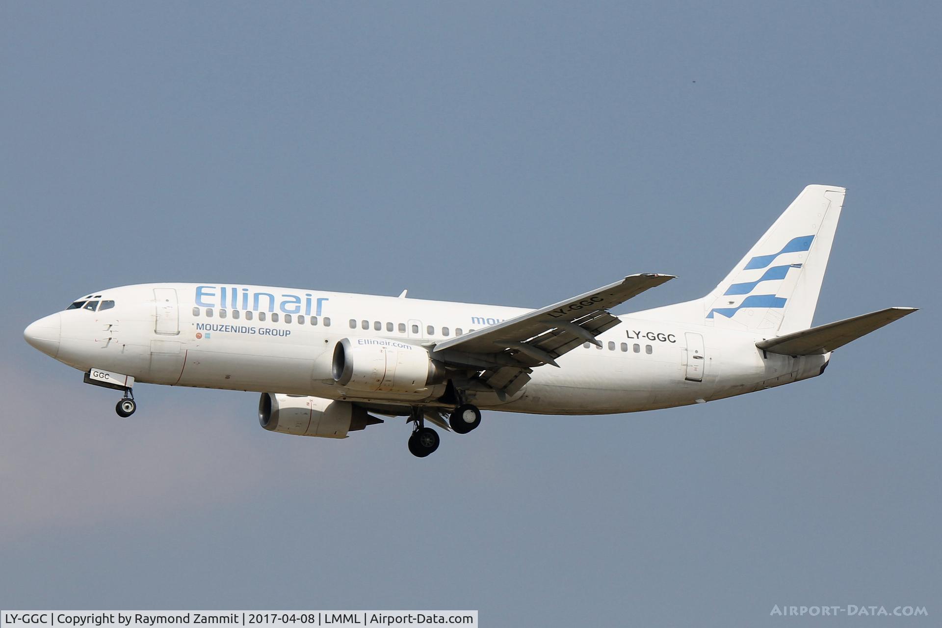 LY-GGC, 1990 Boeing 737-3Q8 C/N 24492, B737-300 LY-GGC Ellinair