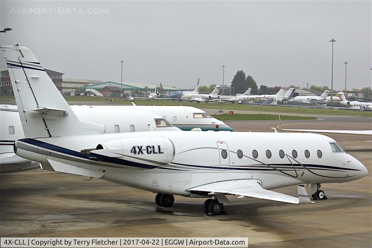 4X-CLL, 2001 Israel Aircraft Industries IAI-1126 Galaxy C/N 040, At Luton Airport