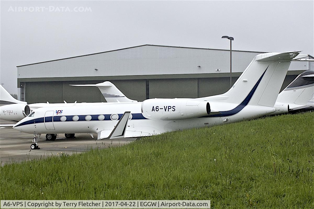A6-VPS, 2014 Gulfstream Aerospace GIV-X (G450) C/N 4321, At Luton Airport