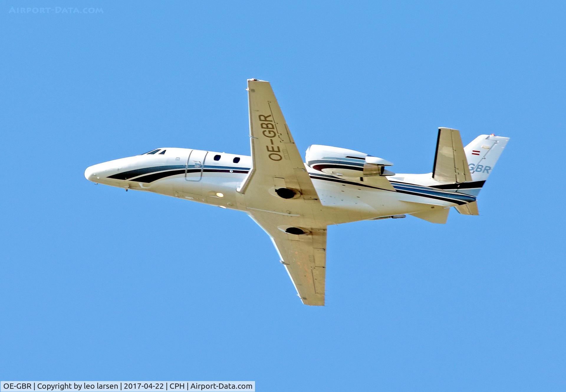 OE-GBR, 2007 Cessna 560XL C/N 560-5749, Copenhagen 22.4.2017