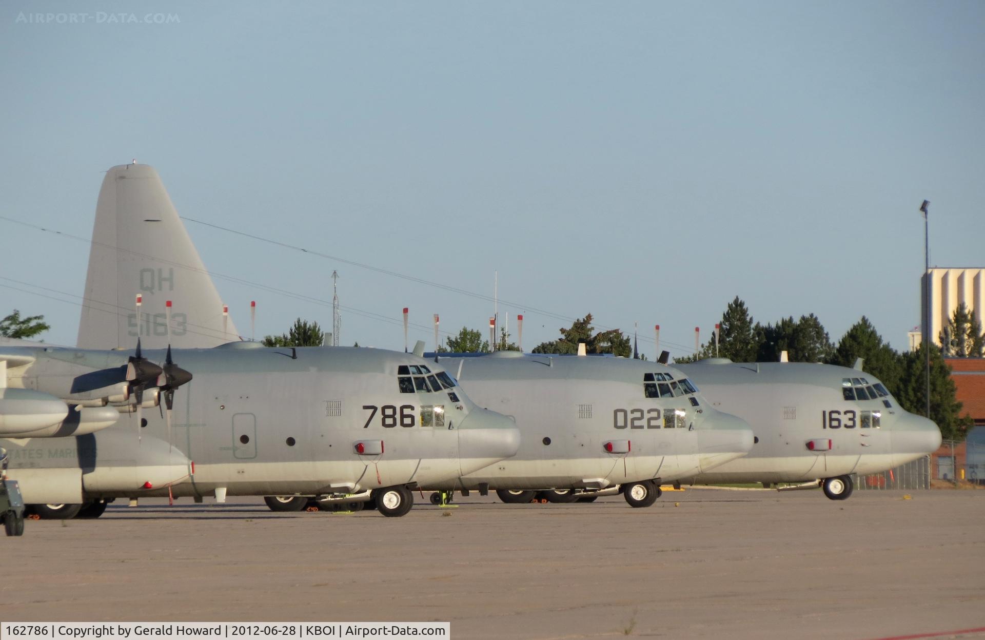162786, 1983 Lockheed KC-130T Hercules C/N 382-5011, Parked with other members (163022 & 165163) of VMGR-234 