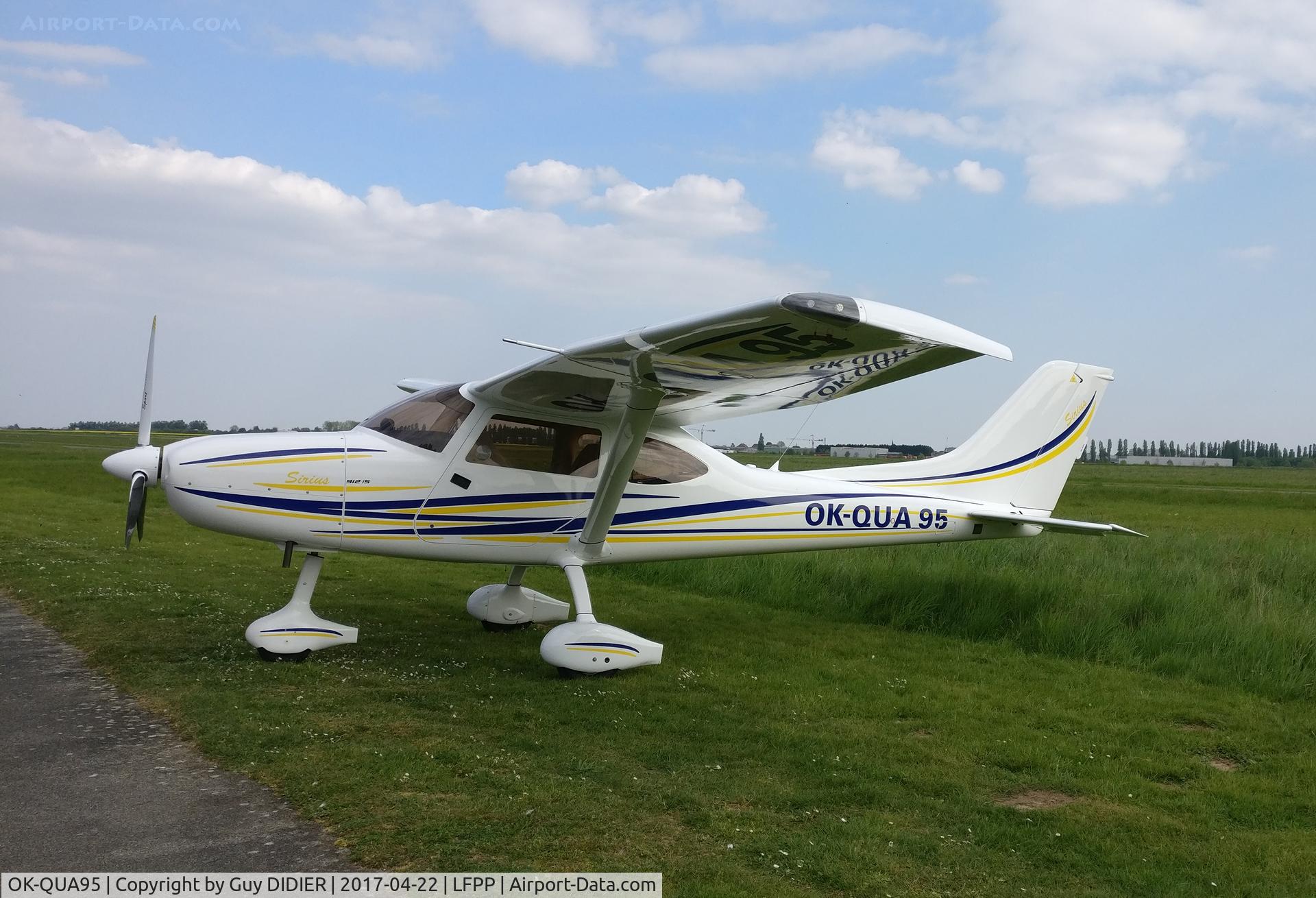 OK-QUA95, 2011 TL Ultralight TL-3000 Sirius C/N 11S143, Just landed coming from Czech.
