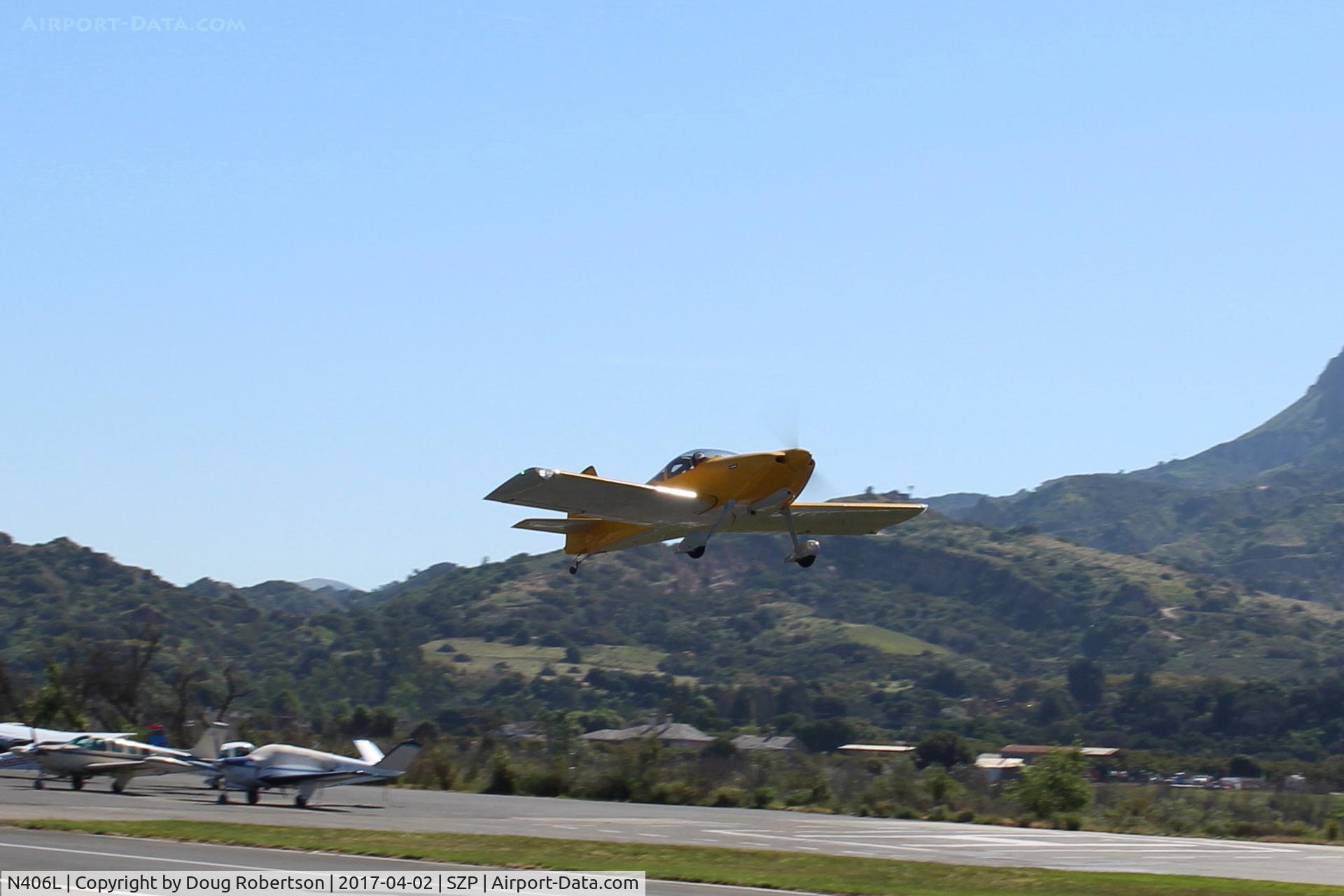 N406L, 2008 Vans RV-6 C/N 936, Provo PROVO 6, Lycoming O-320 160 Hp, takeoff climb, Young Eagles flight