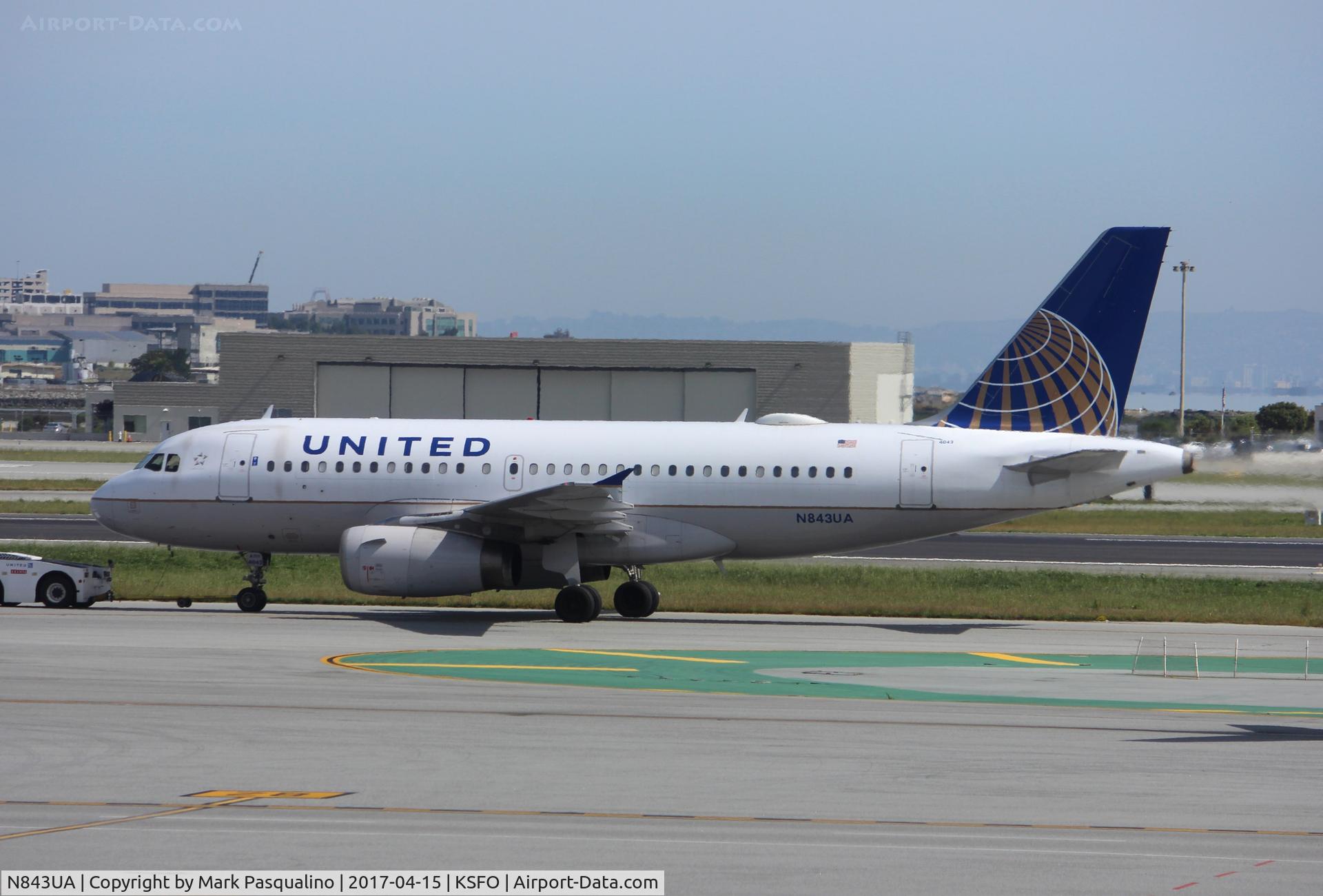 N843UA, 2001 Airbus A319-131 C/N 1573, Airbus A319