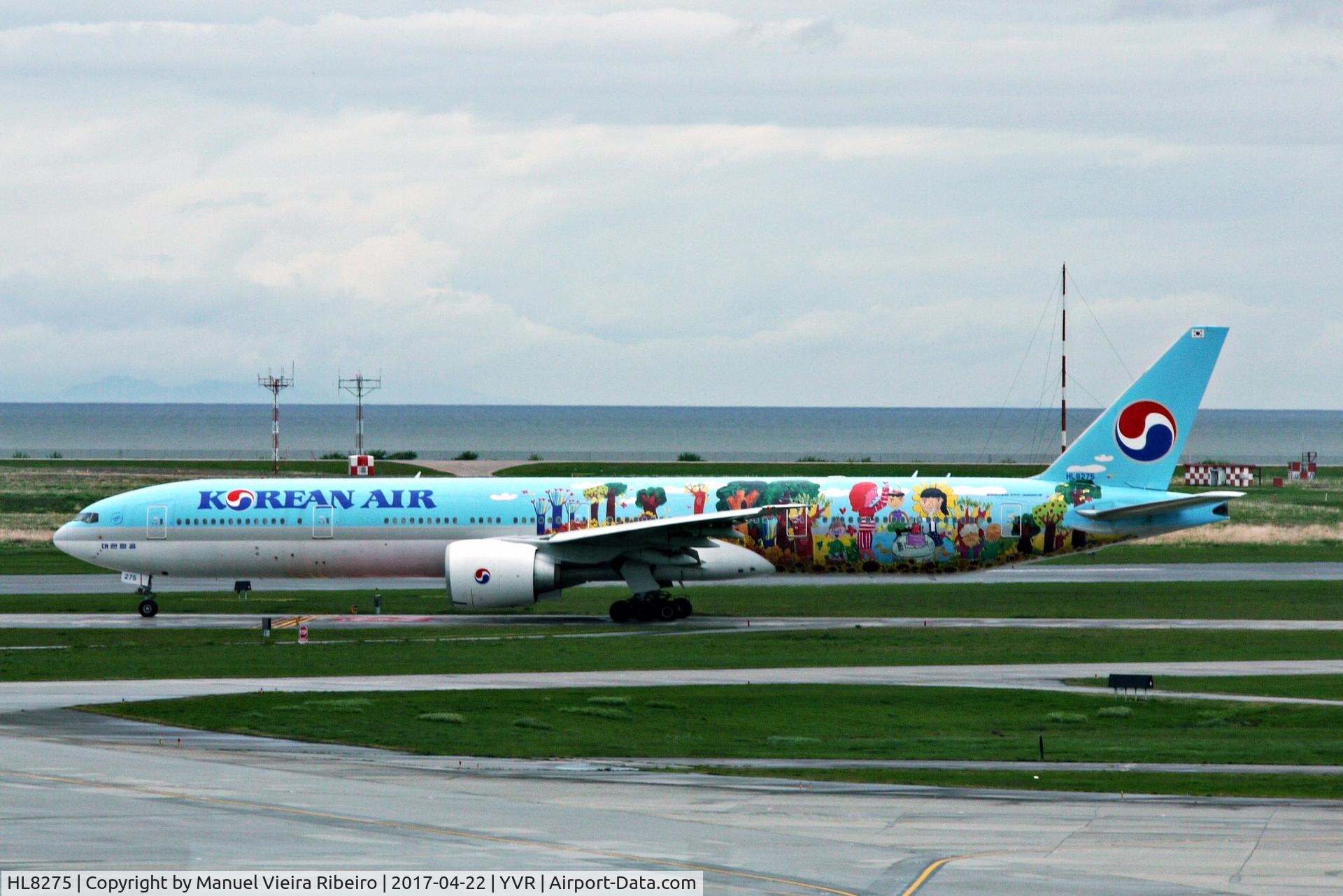 HL8275, 2013 Boeing 777-3B5/ER C/N 37651, KE72 departure YVR