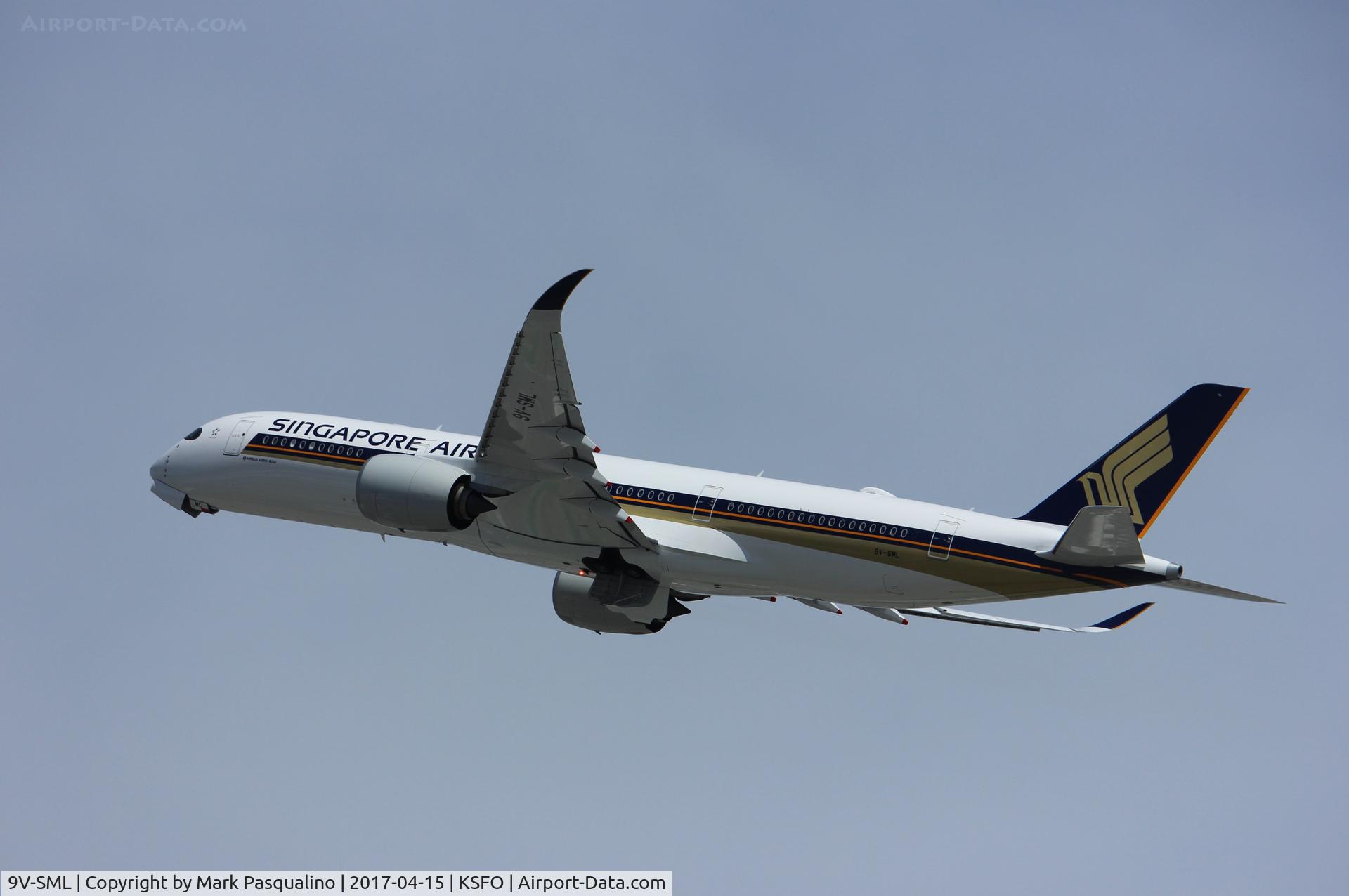 9V-SML, 2017 Airbus A350-941 C/N 096, Airbus A350-941