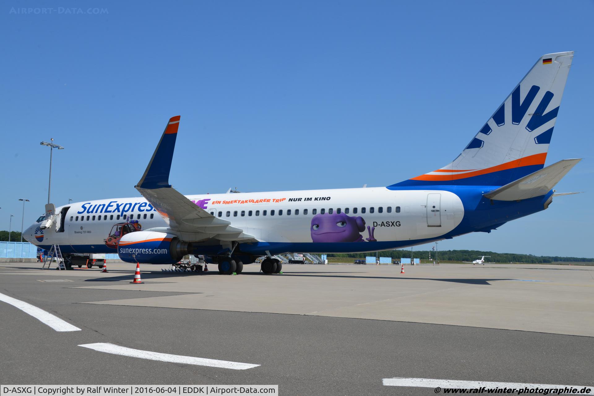 D-ASXG, 2002 Boeing 737-8CX C/N 32366, Boeing 737-8CX(W) - XG SXD SunExpress 'Kung Fu Panda' - 32366 - D-ASXG - 04.06.2016 - CGN