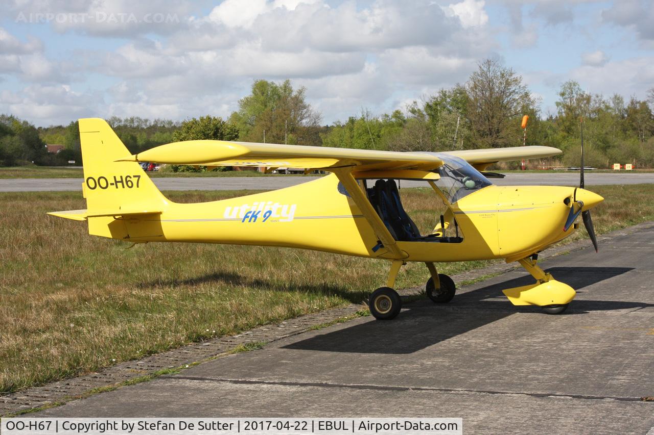 OO-H67, 2005 B & F Technik FK-9 Mark IV Utility C/N 09-04U-255, Parked @ Vliegclub Ursel. First picture.
