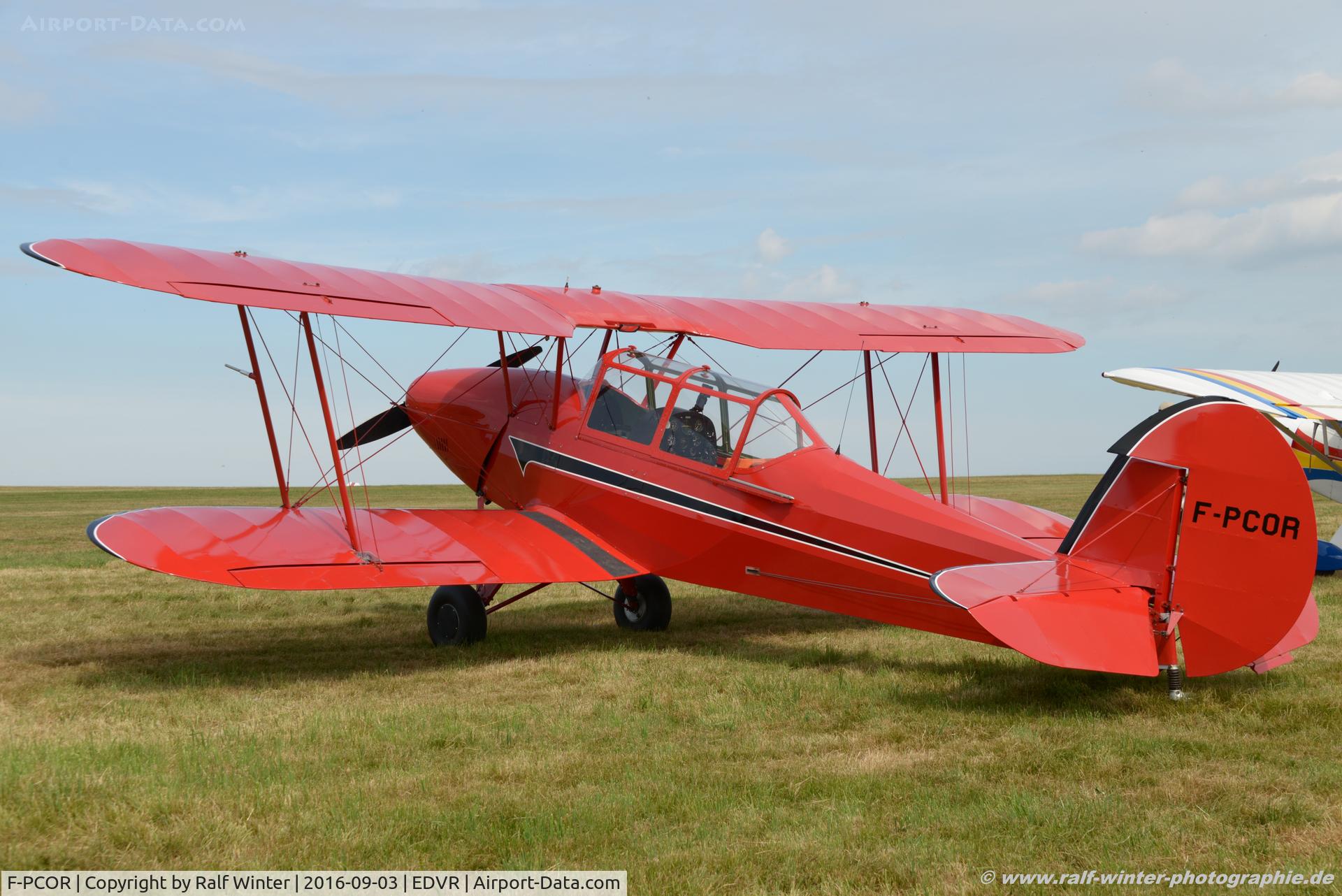 F-PCOR, Stampe-Vertongen SV-4L C/N 330, Stampe Vertongen SV-4L - Private - 330 - F-PCOR - 03.09.2016 - EDVR