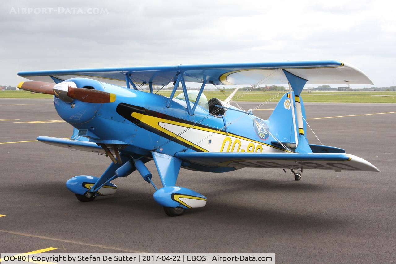 OO-80, EAA Acrosport C/N 864, Luchtvaartdag 2017 Oostende.