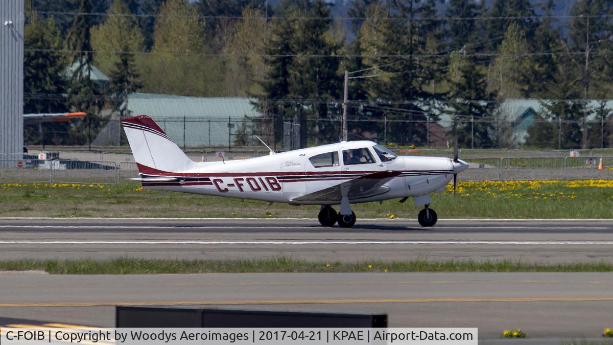 C-FOIB, 1958 Piper PA-24-180 Comanche C/N 24-594, Arriving at PAE
