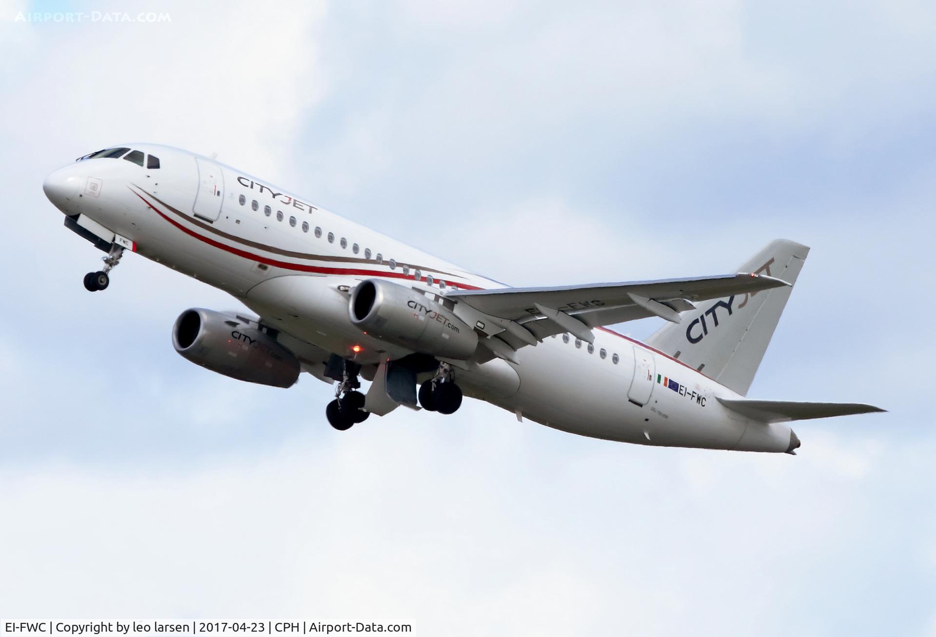 EI-FWC, 2016 Sukhoi SuperJet 100-95B C/N 95111, Copenhagen 23.4.2017