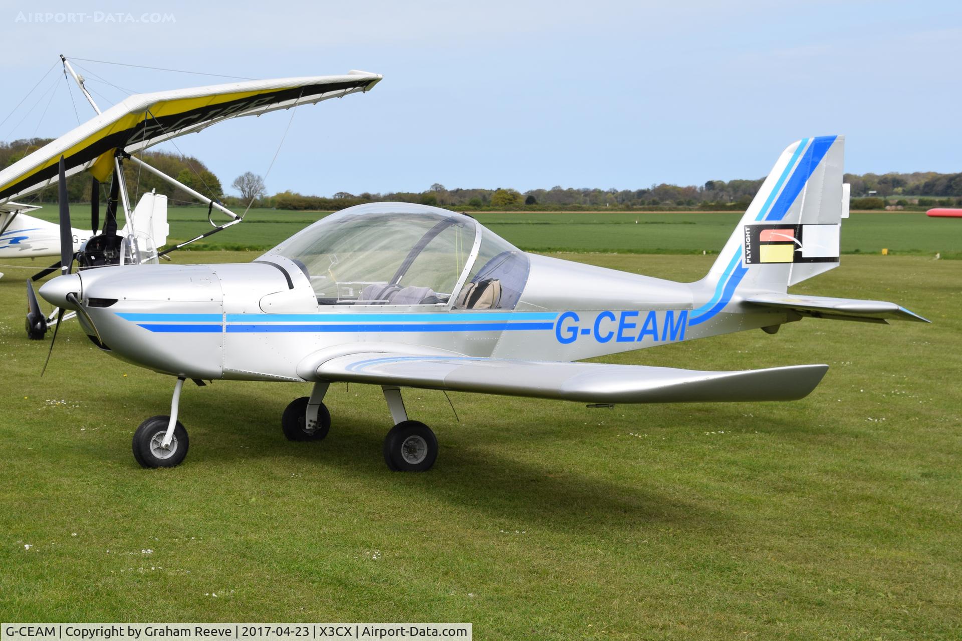 G-CEAM, 2006 Cosmik EV-97 TeamEurostar UK C/N 2729, Parked at Northrepps.