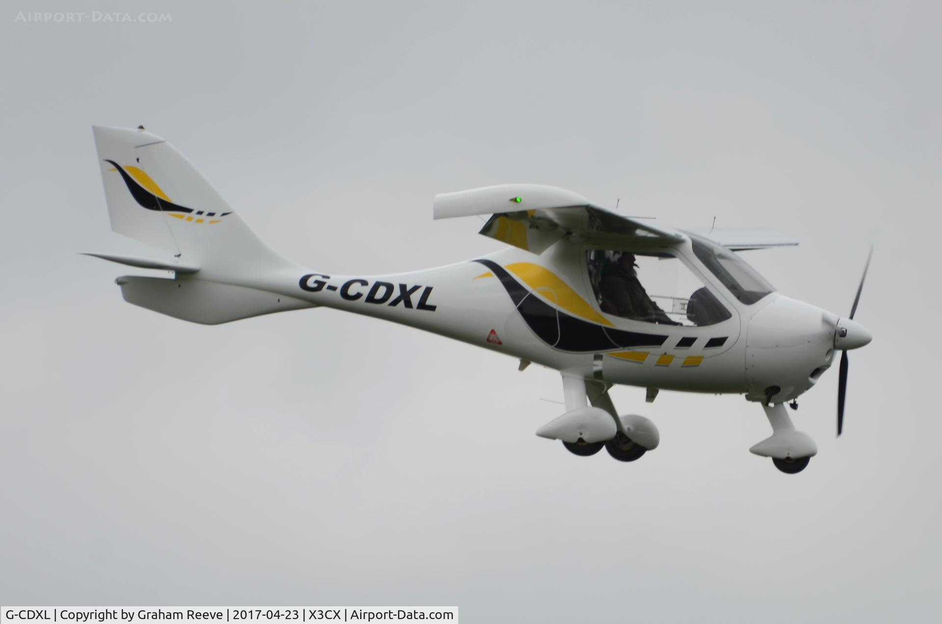 G-CDXL, 2006 Flight Design CTSW C/N 8191, Landing at Northrepps.