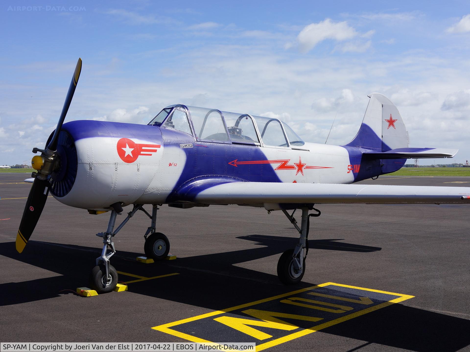 SP-YAM, 1982 Bacau Yak-52 C/N 822203, Luchtvaartdag 2017