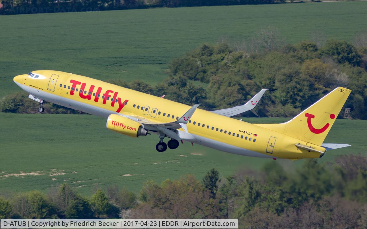 D-ATUB, 2010 Boeing 737-8K5 C/N 37247, departure to Las Palmas GCLP via RW27