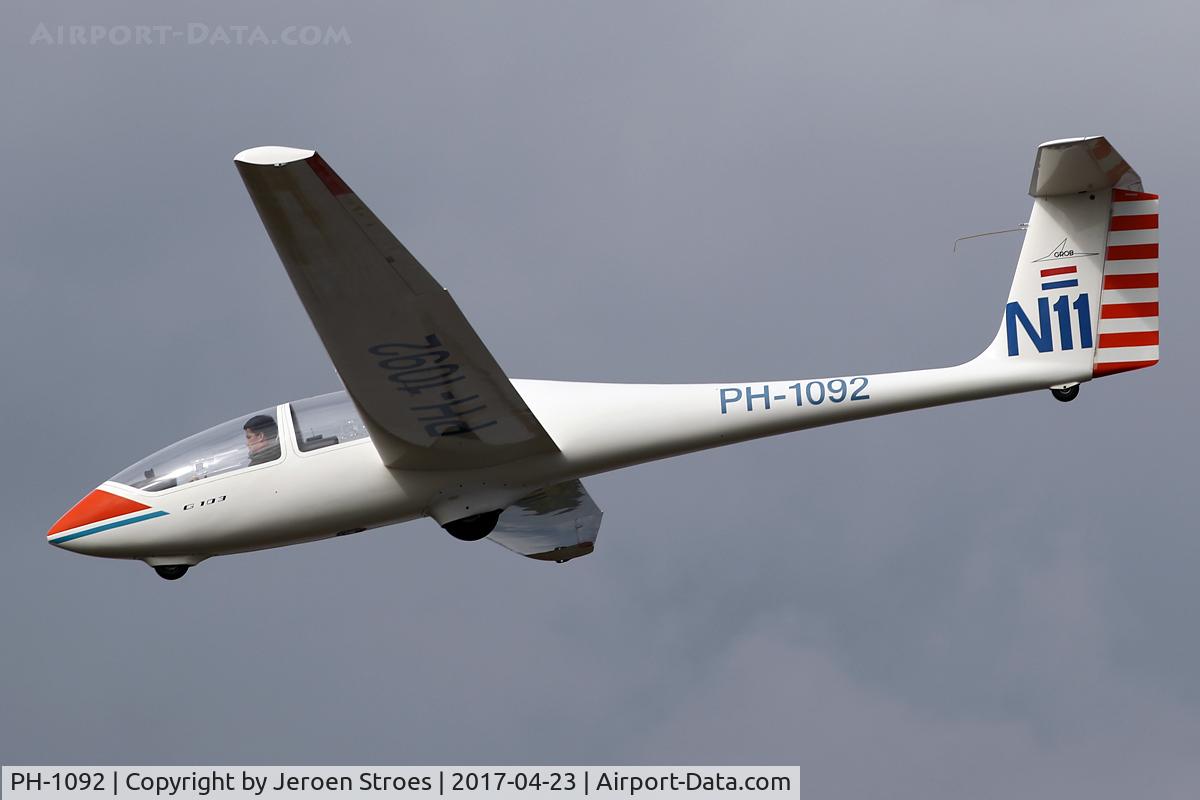 PH-1092, Grob G-103 Twin Astir C/N 3547, NISTELRODE AIRSTRIP