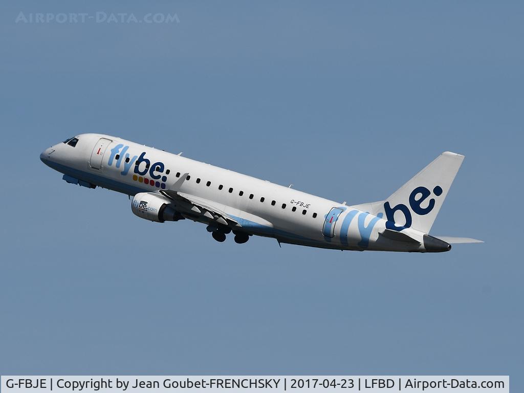 G-FBJE, 2012 Embraer 175STD (ERJ-170-200) C/N 17000336, BE1844 take off runway 05 to Birmingham (BHX)