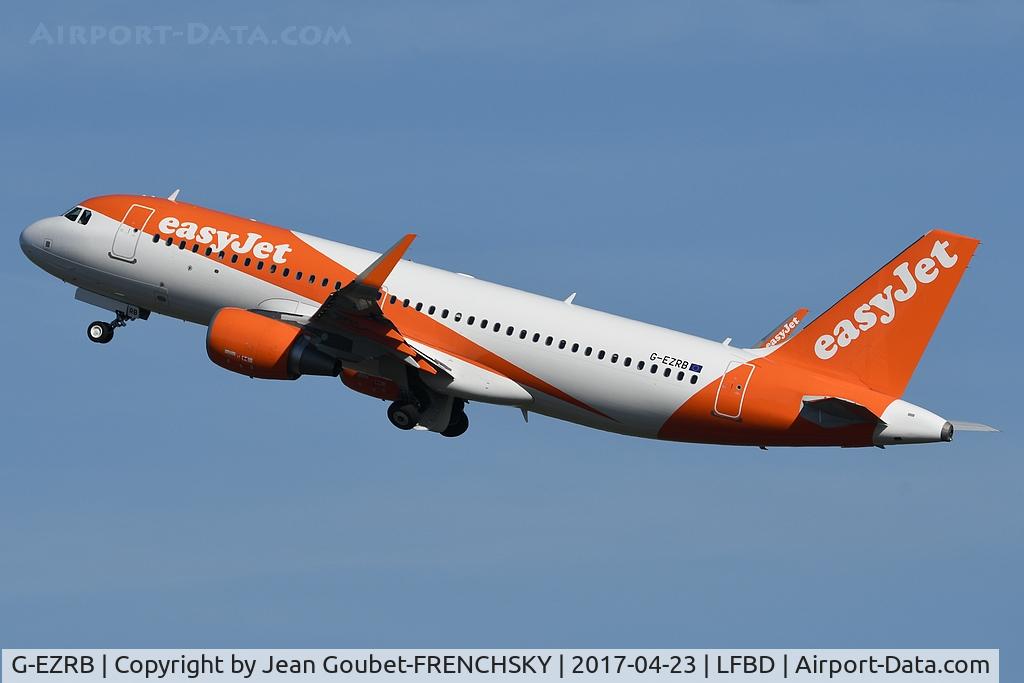 G-EZRB, 2017 Airbus A320-214 C/N 7632, U21686 to Nice