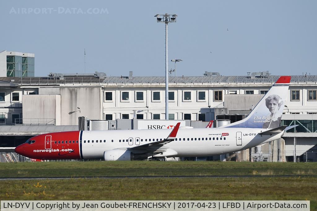 LN-DYV, 2012 Boeing 737-8JP C/N 39009, Norwegian (Elsa Beskow Livery) from Oslo DY1452