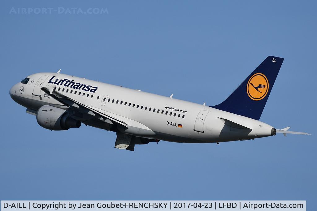 D-AILL, 1997 Airbus A319-114 C/N 689, LH1085 to Frankfurt (FRA)