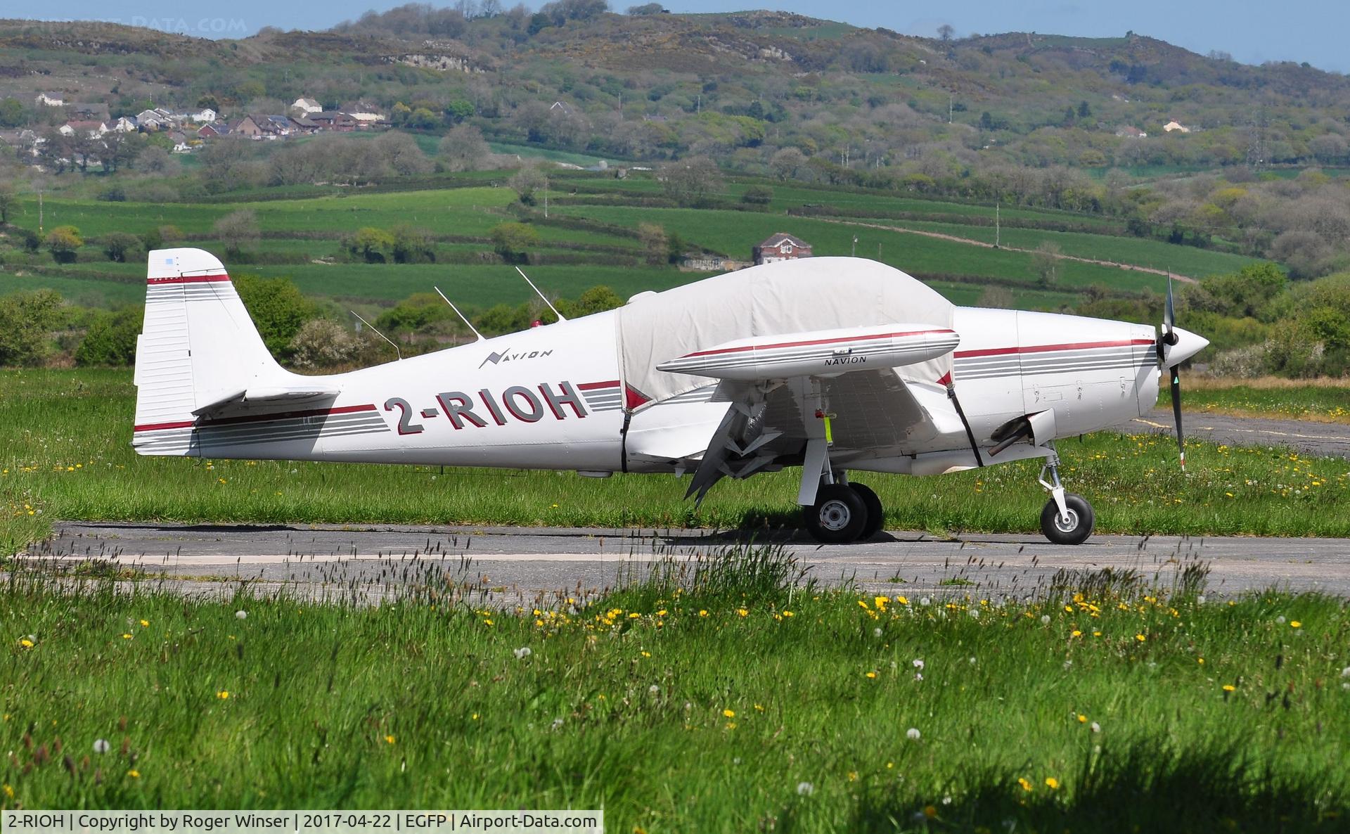 2-RIOH, 1970 Navion Rangemaster H C/N NAV-4-2548, Visiting Navion Rangemaster H.