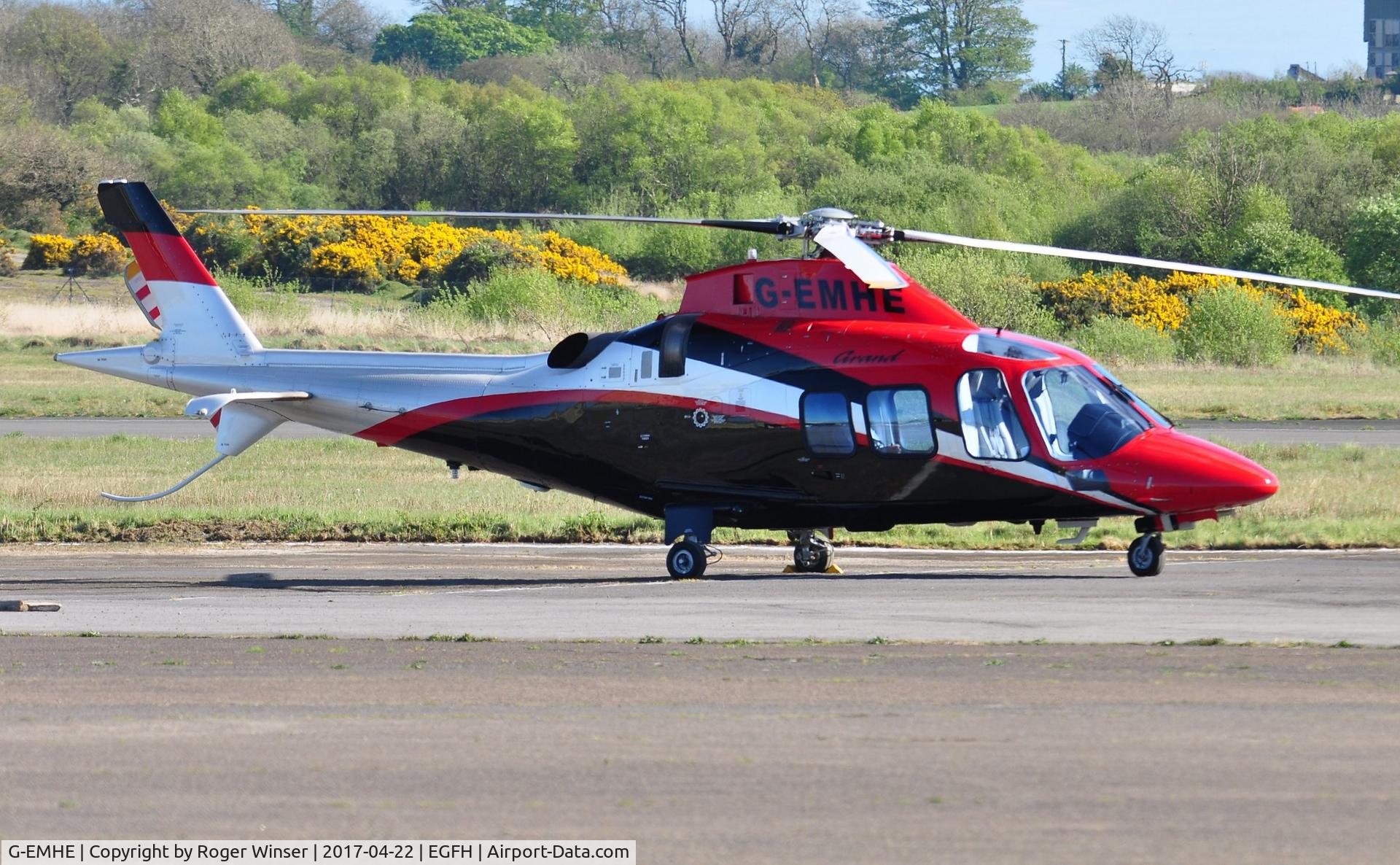 G-EMHE, 2011 Agusta A-109S Grand C/N 22182, Visiting A-109S Grand operated by Looporder Ltd.