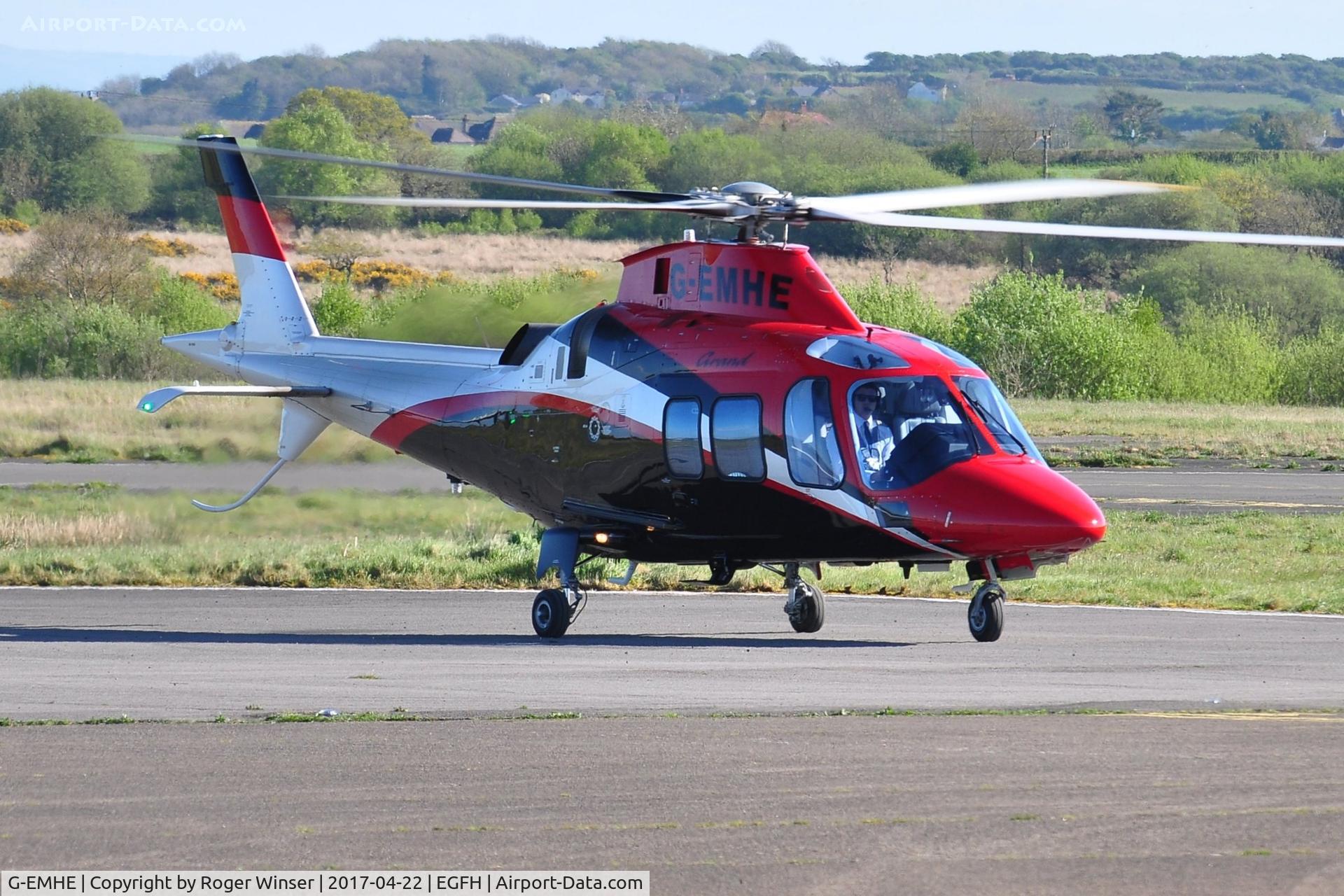 G-EMHE, 2011 Agusta A-109S Grand C/N 22182, Visiting A109S Grand operated by Looporder Ltd.