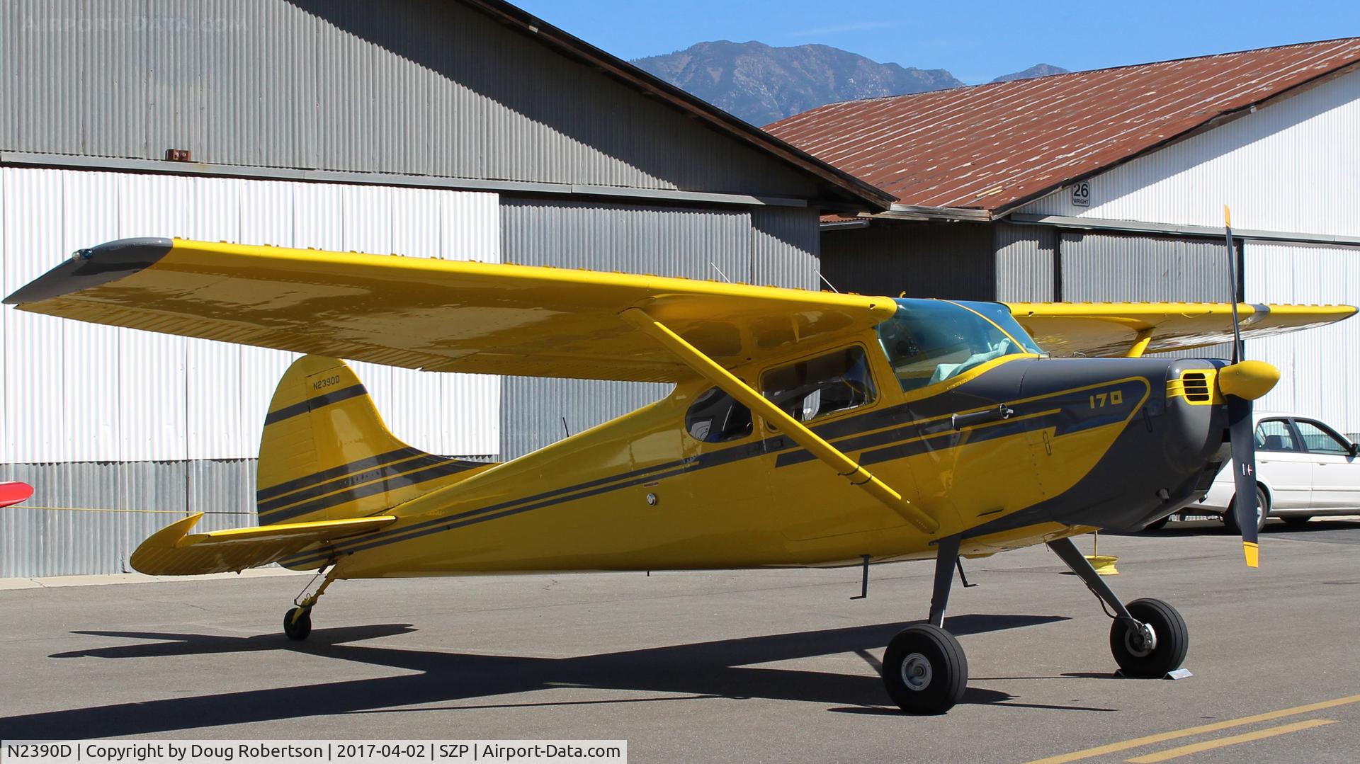N2390D, 1952 Cessna 170B C/N 20542, 1952 Cessna 170B, Continental C-145 145 Hp