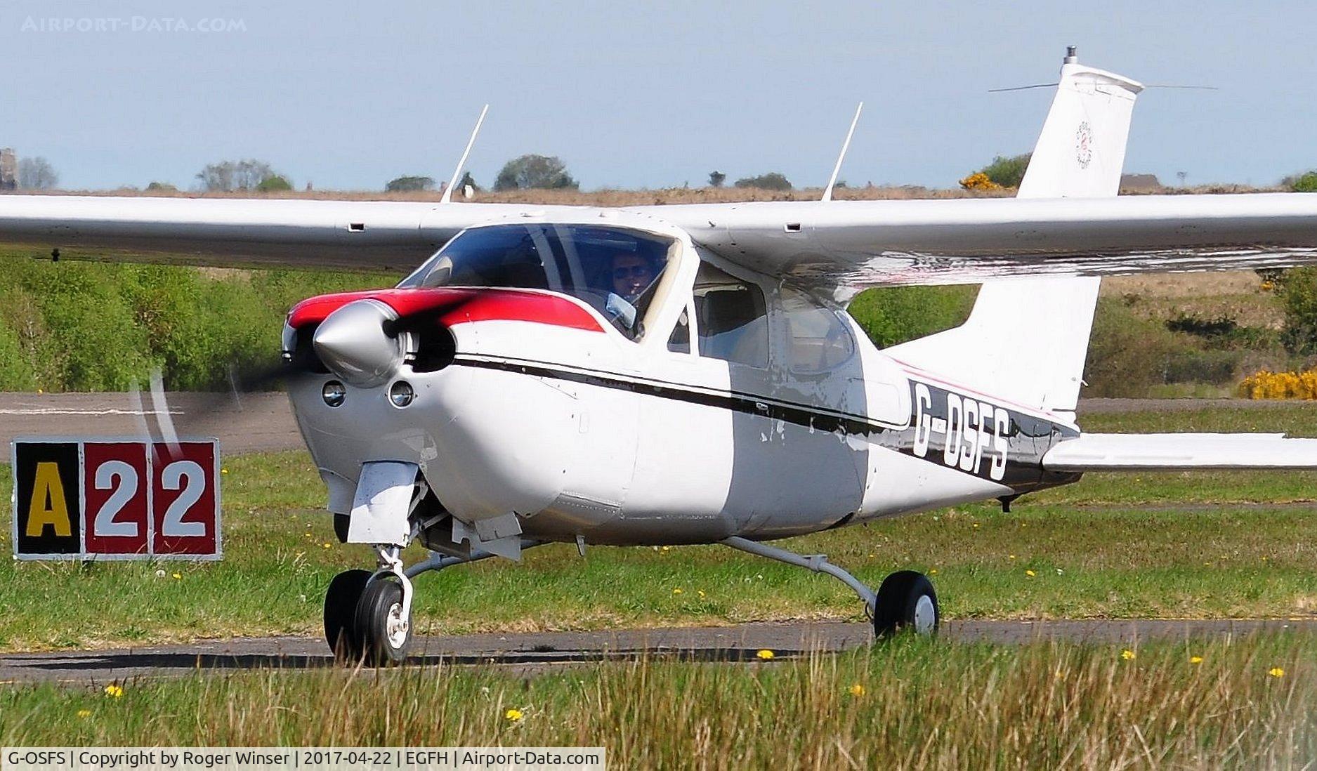 G-OSFS, 1973 Reims F177RG Cardinal RG C/N 177RG0082, Visiting Reims/Cessna F177RG Cardinal.