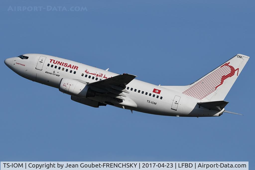 TS-IOM, 1999 Boeing 737-6H3 C/N 29498, TU629 to Tunis