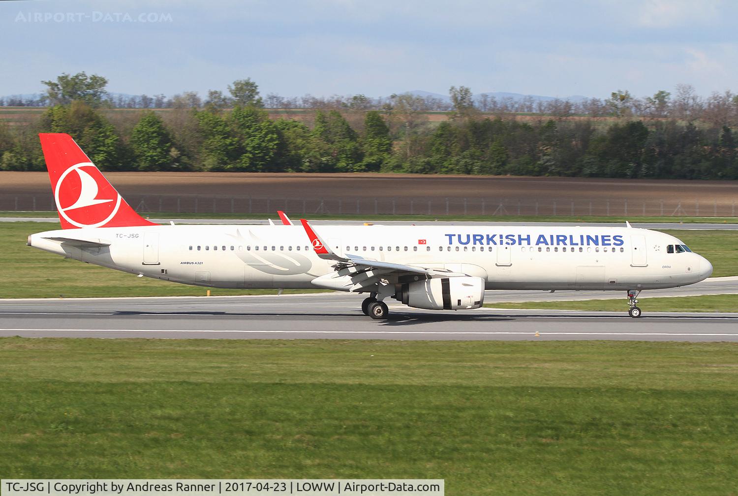 TC-JSG, 2013 Airbus A321-231 C/N 5490, Turkish Airlines A321