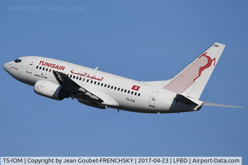 TS-IOM, 1999 Boeing 737-6H3 C/N 29498, TU629 to Tunis