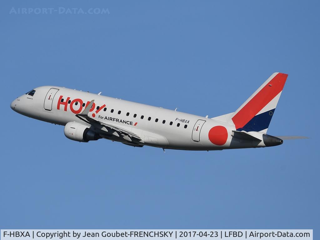 F-HBXA, 2008 Embraer 170LR (ERJ-170-100LR) C/N 17000237, HOP 	A53256 to Lille