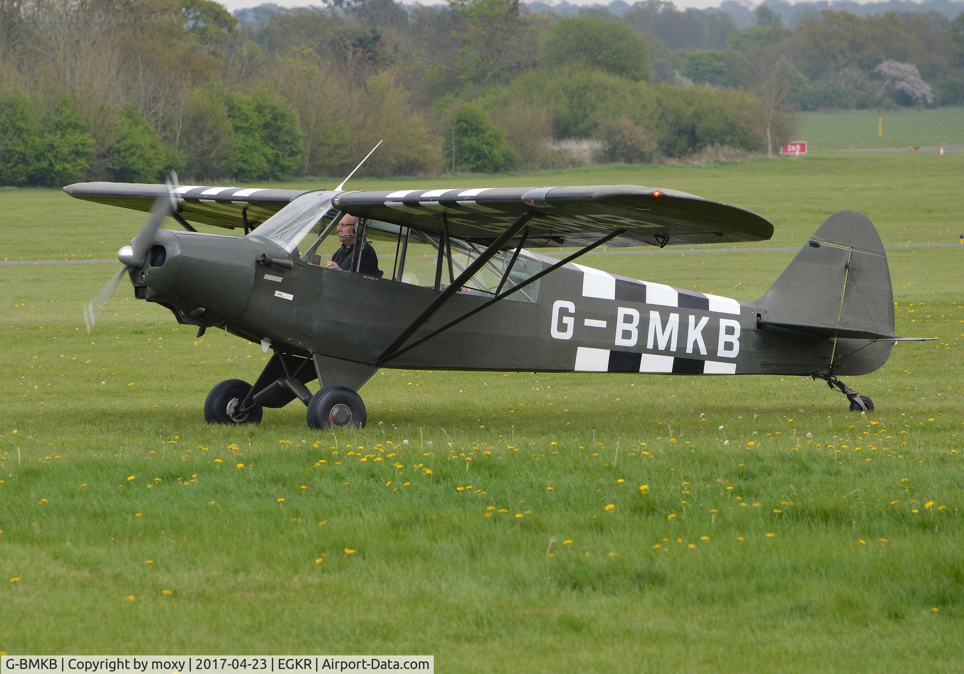 G-BMKB, 1954 Piper L-21B Super Cub (PA-18-135) C/N 18-3817, Piper L-21B Super Cub at Redhill. Ex OO-DKB
