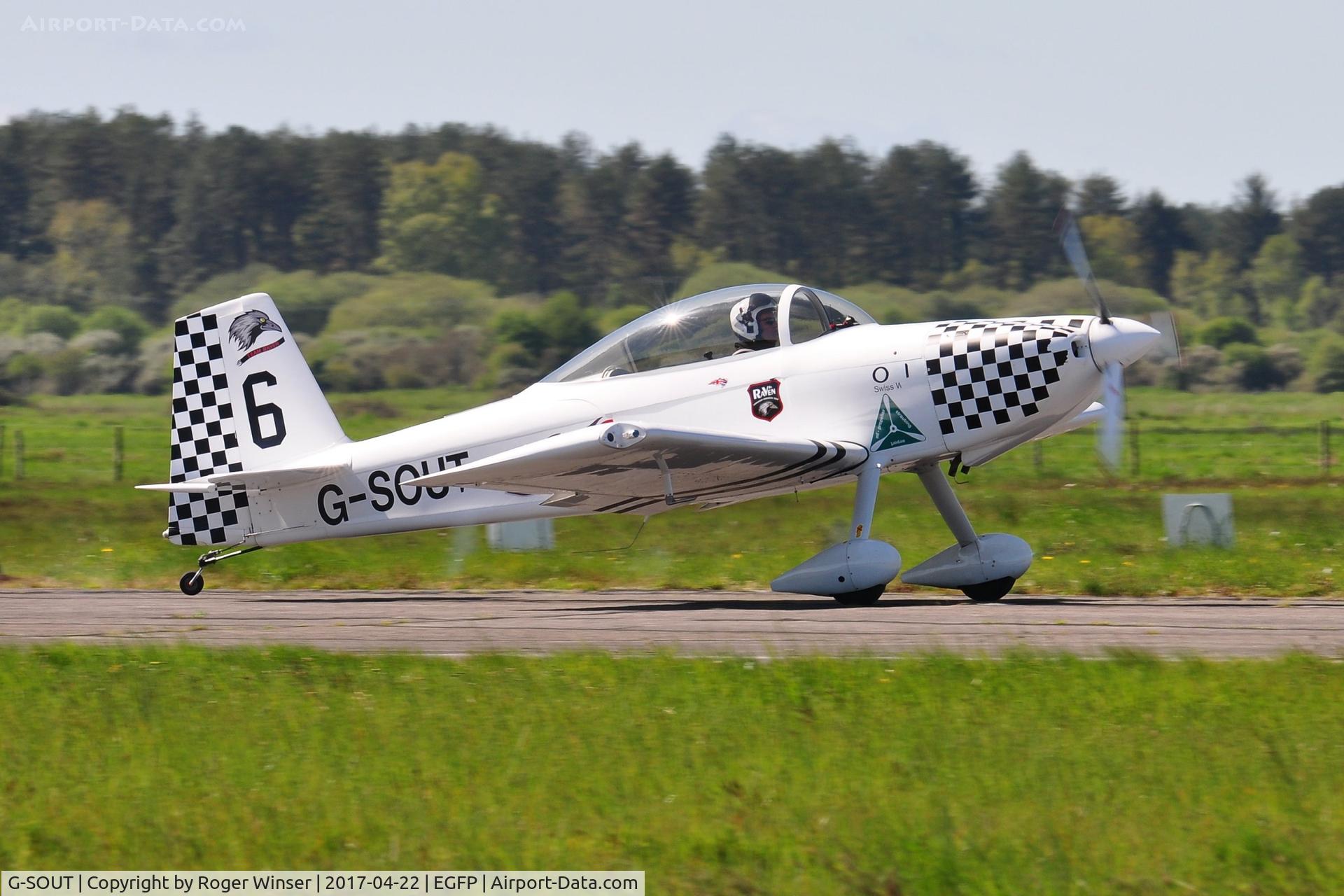 G-SOUT, 2006 Vans RV-8 C/N PFA 303-13295, Raven 6 in Team Raven.