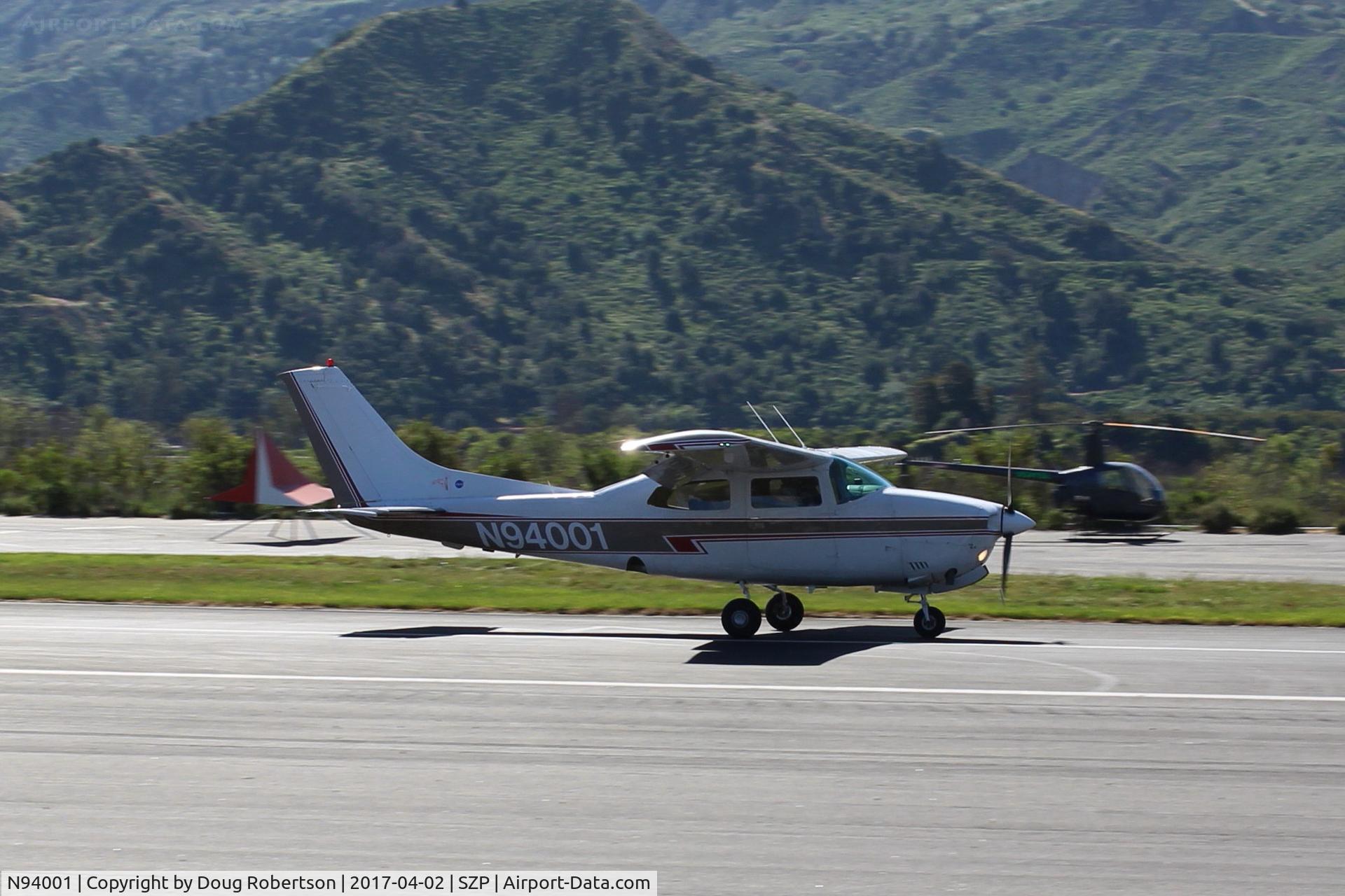 N94001, 1974 Cessna T210L Turbo Centurion C/N 21060478, 1974 Cessna T210L TURBO CENTURION, Continental TSIO-520-R 310 Hp, landing roll Rwy 22