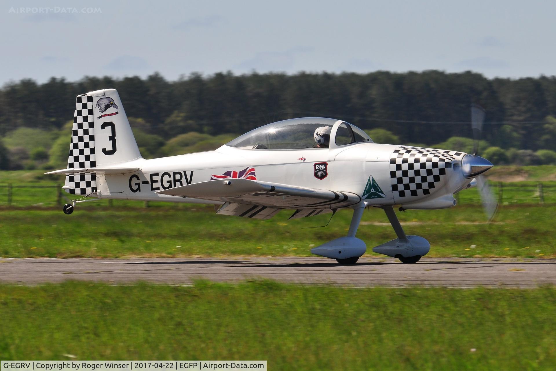 G-EGRV, 2007 Vans RV-8 C/N PFA 303-13639, Raven 3 in Team Raven.