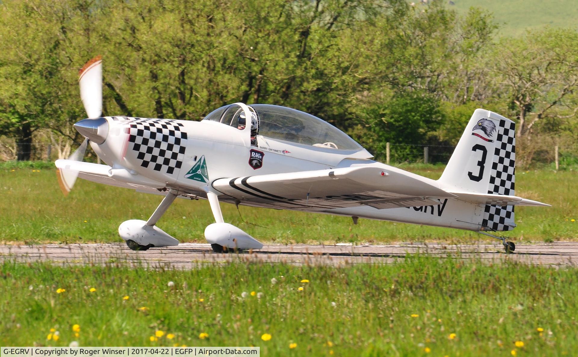 G-EGRV, 2007 Vans RV-8 C/N PFA 303-13639, Raven 3 in Team Raven.