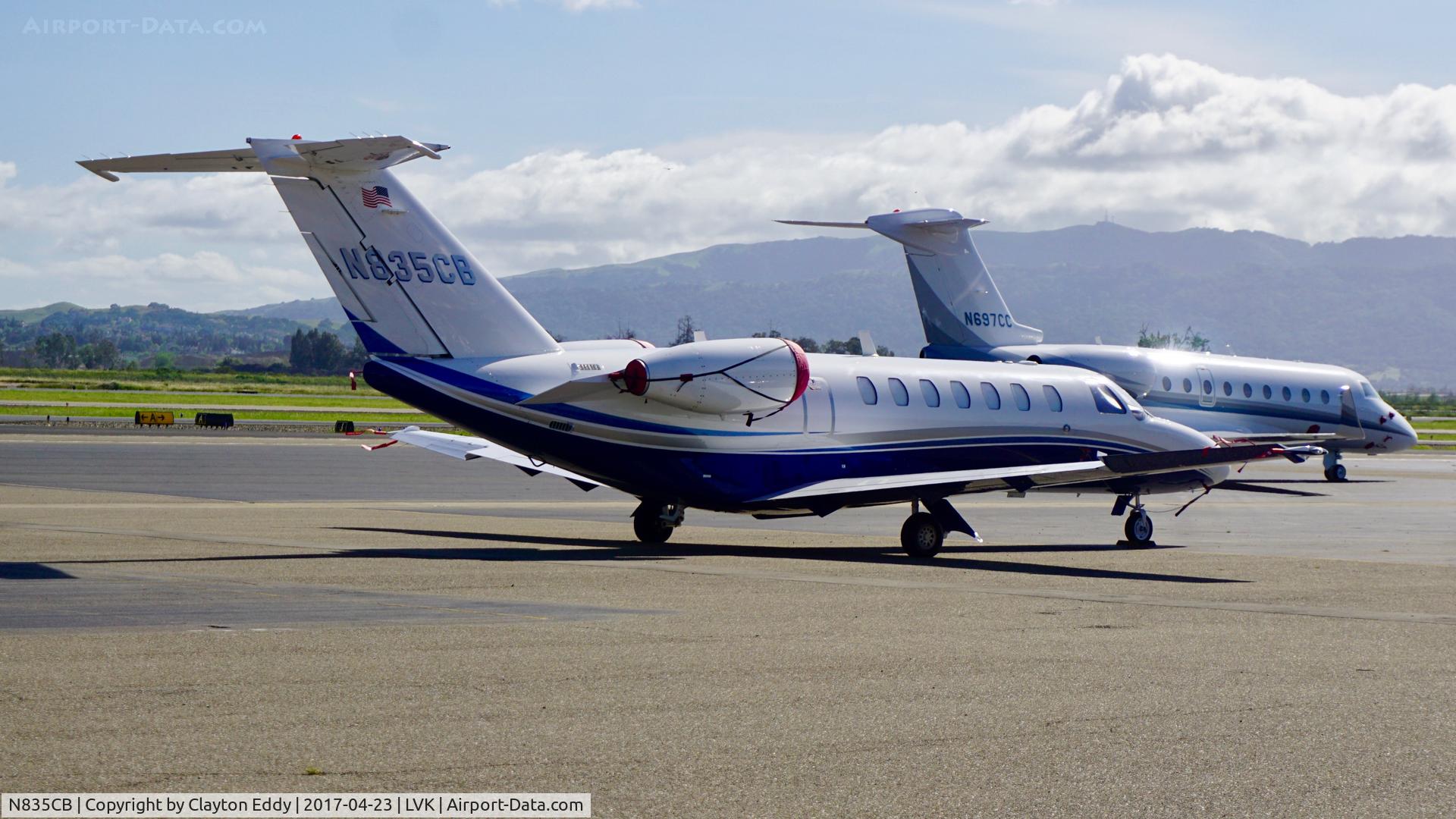 N835CB, 2008 Cessna 525B C/N 525B0284, Livermore Airport California 2017