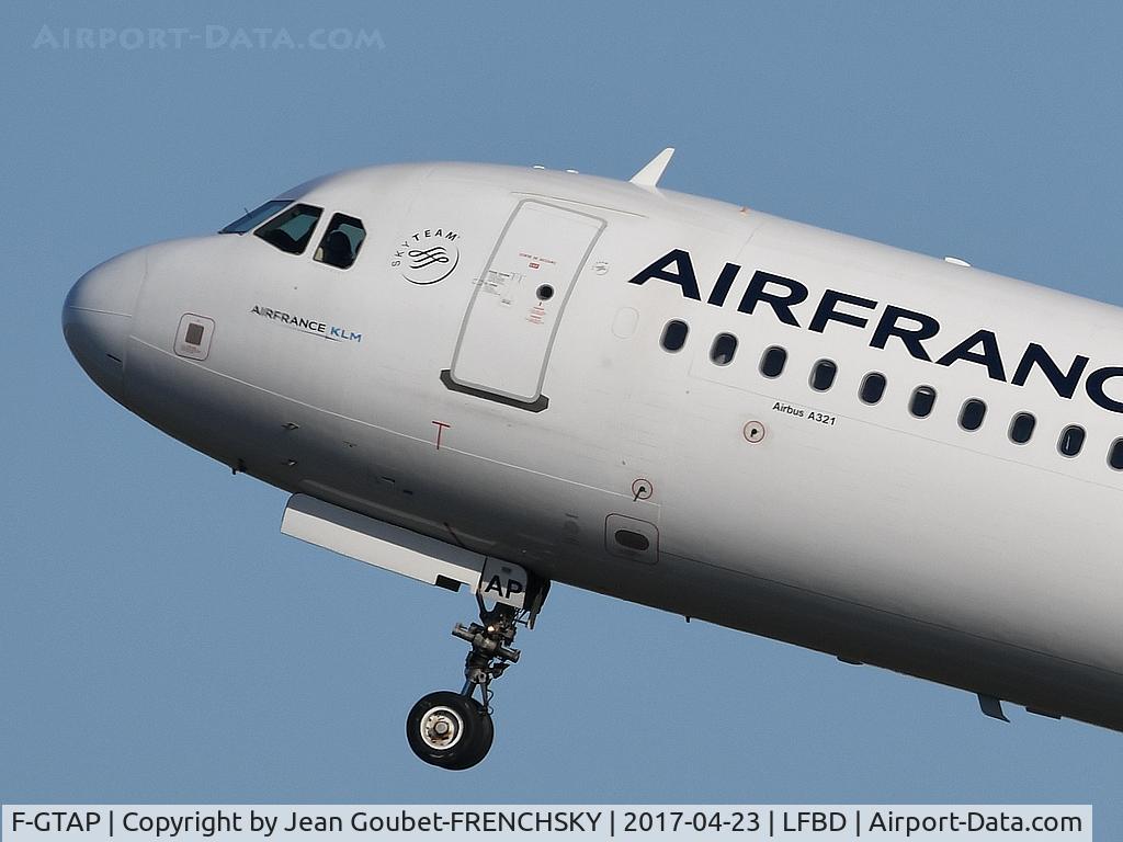 F-GTAP, 2008 Airbus A321-211 C/N 3372, Air France take off runway 05 to Paris