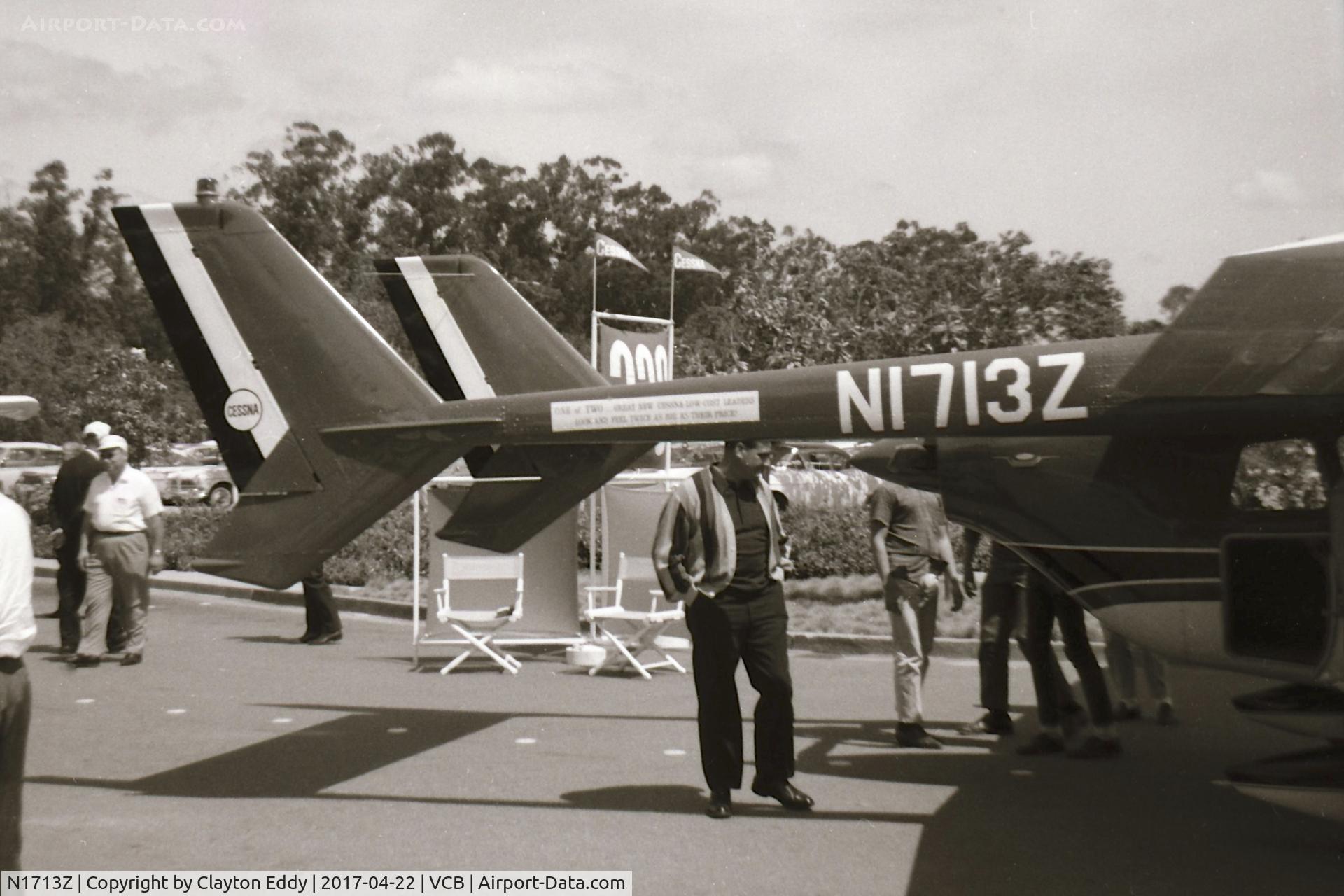 N1713Z, 1963 Cessna 336 Skymaster C/N 336-0013, Nut Tree Airport 1960's