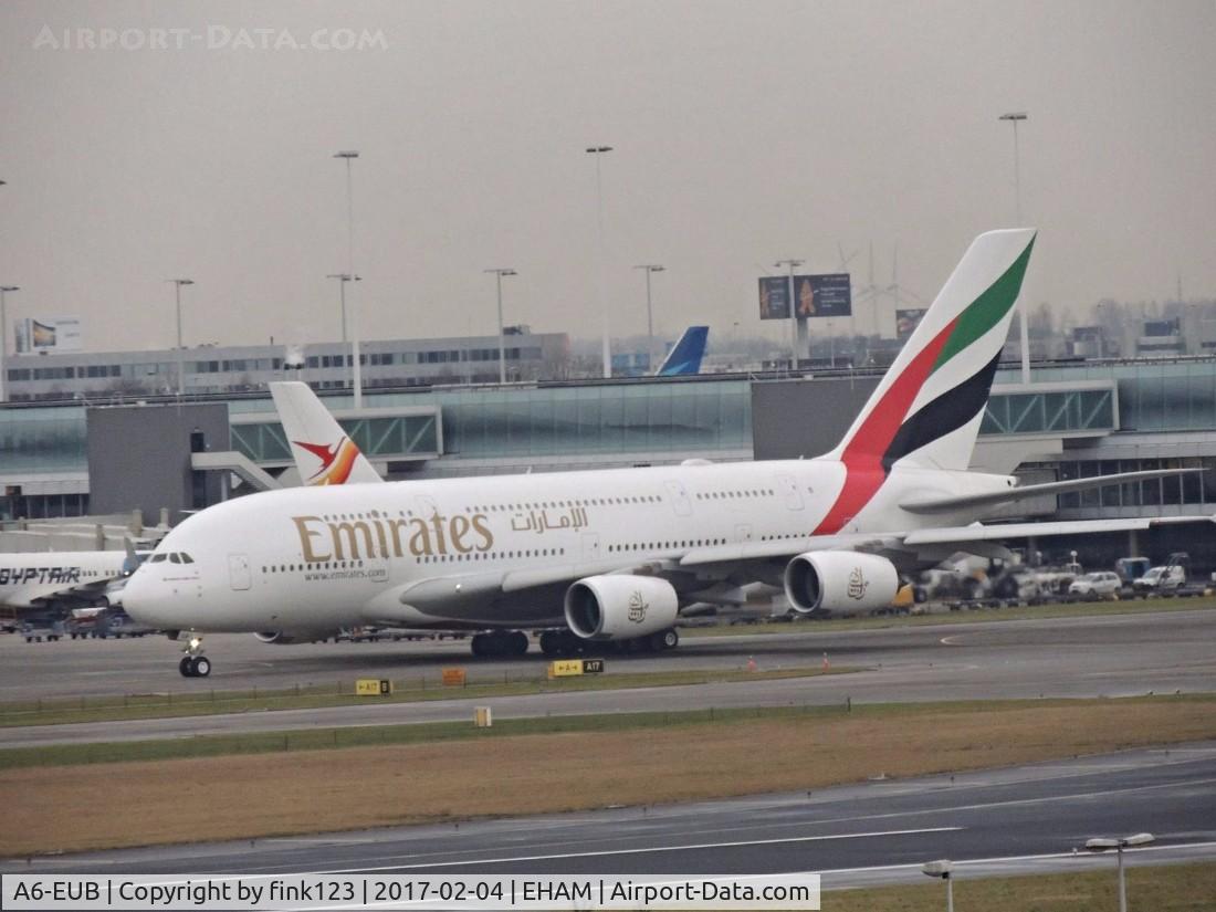 A6-EUB, 2016 Airbus A380-861 C/N 213, emirates a380