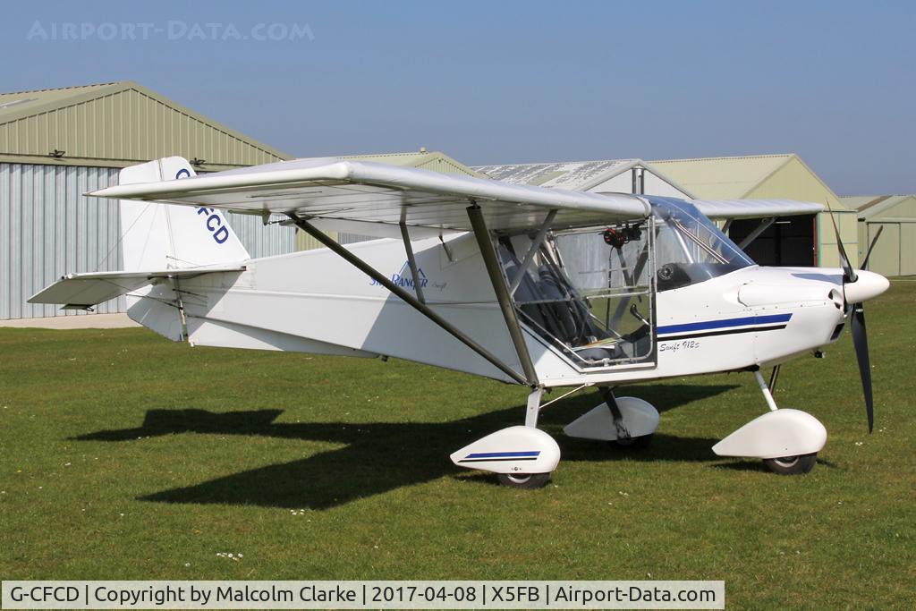 G-CFCD, 2007 Skyranger Swift 912S(1) C/N BMAA/HB/554, Skyranger Swift 912S(1) at Fishburn Airfield UK. April 8th 2017.